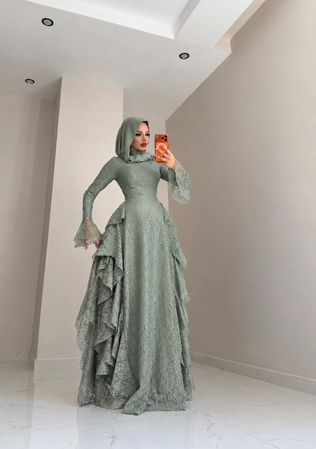“RUKİA ELZA” Pinterest dantel elbise 