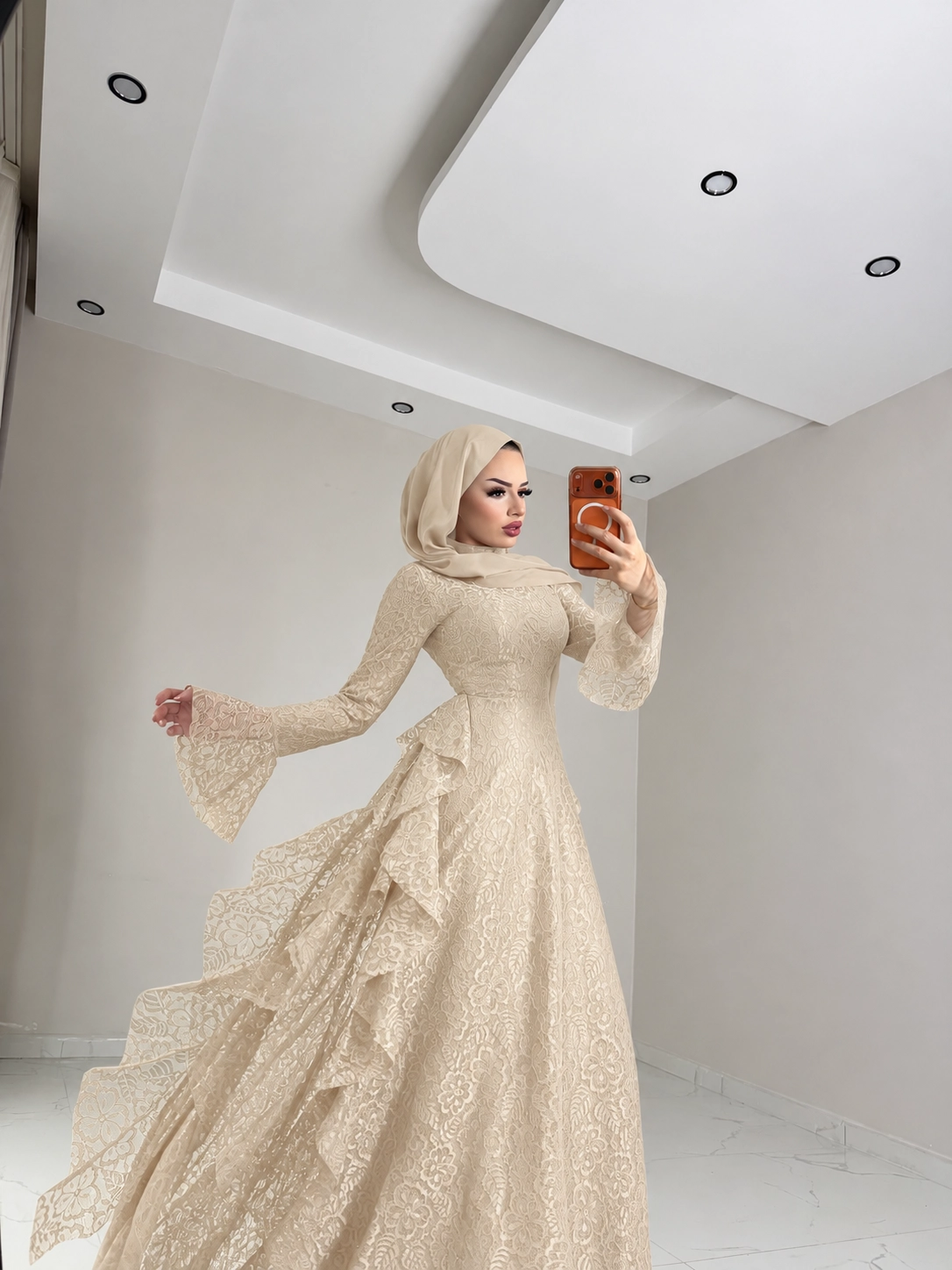 “RUKİA ELZA” Pinterest dantel elbise 