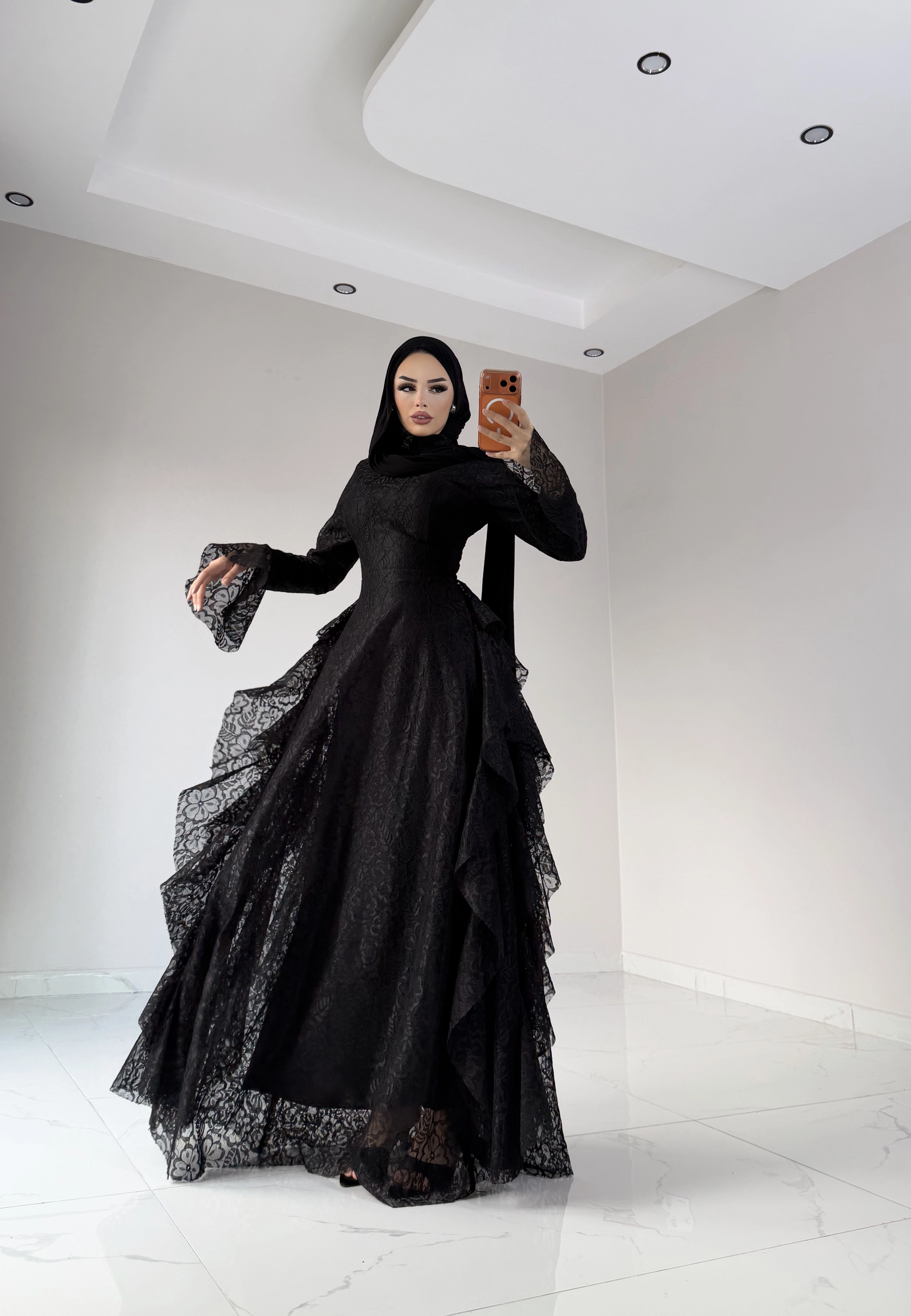 “RUKİA ELZA” Pinterest dantel elbise 