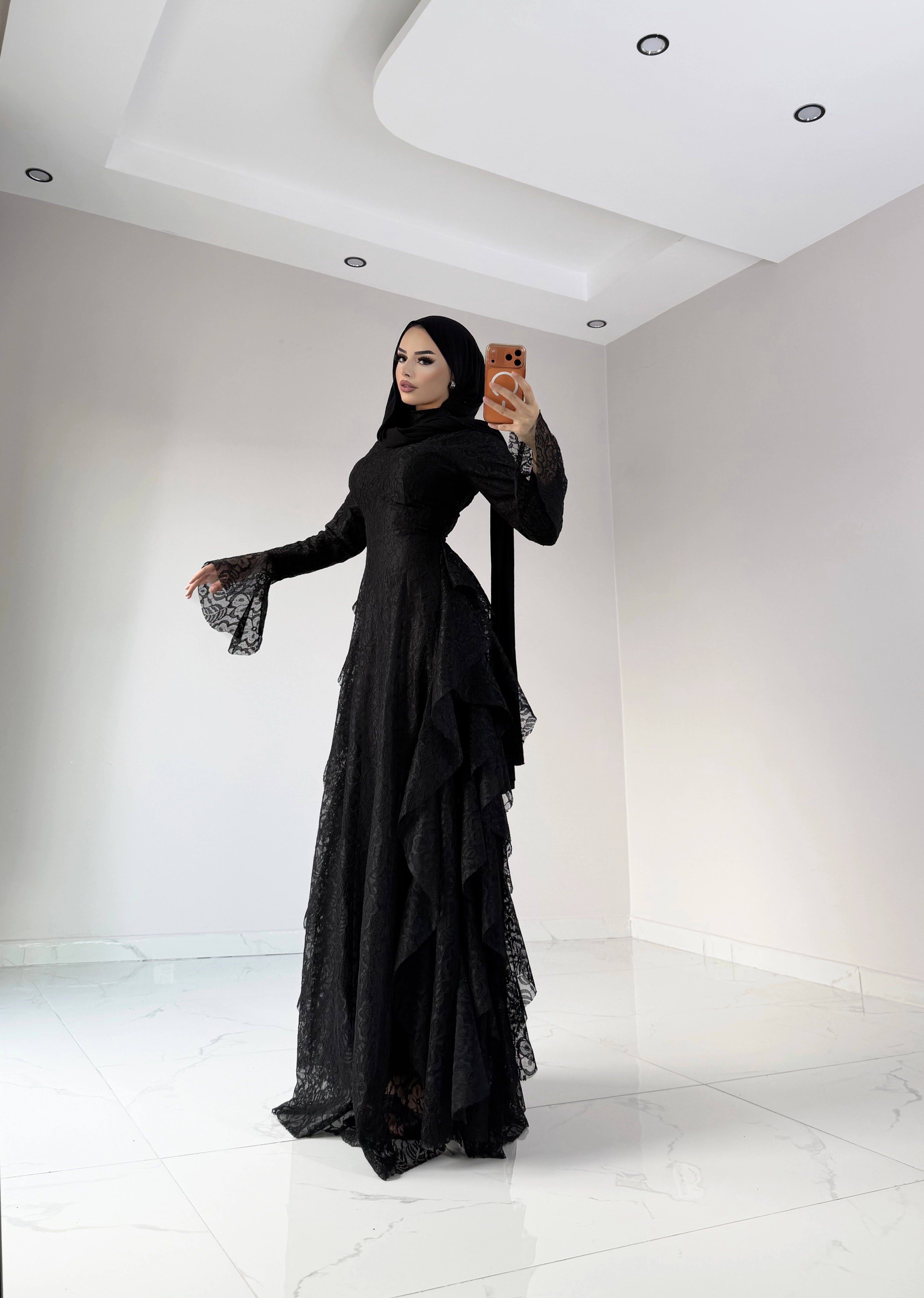 “RUKİA ELZA” Pinterest dantel elbise 