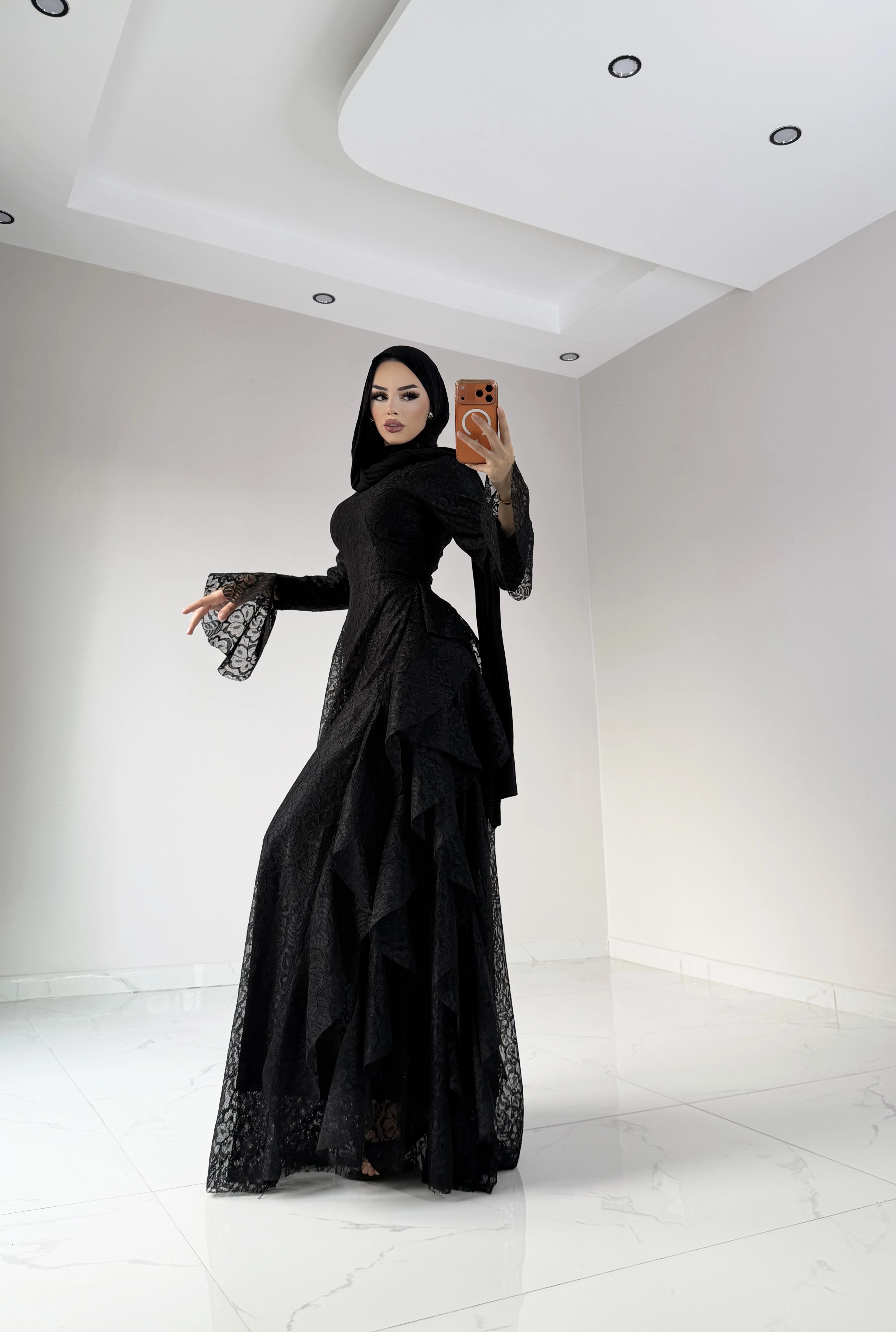 “RUKİA ELZA” Pinterest dantel elbise 