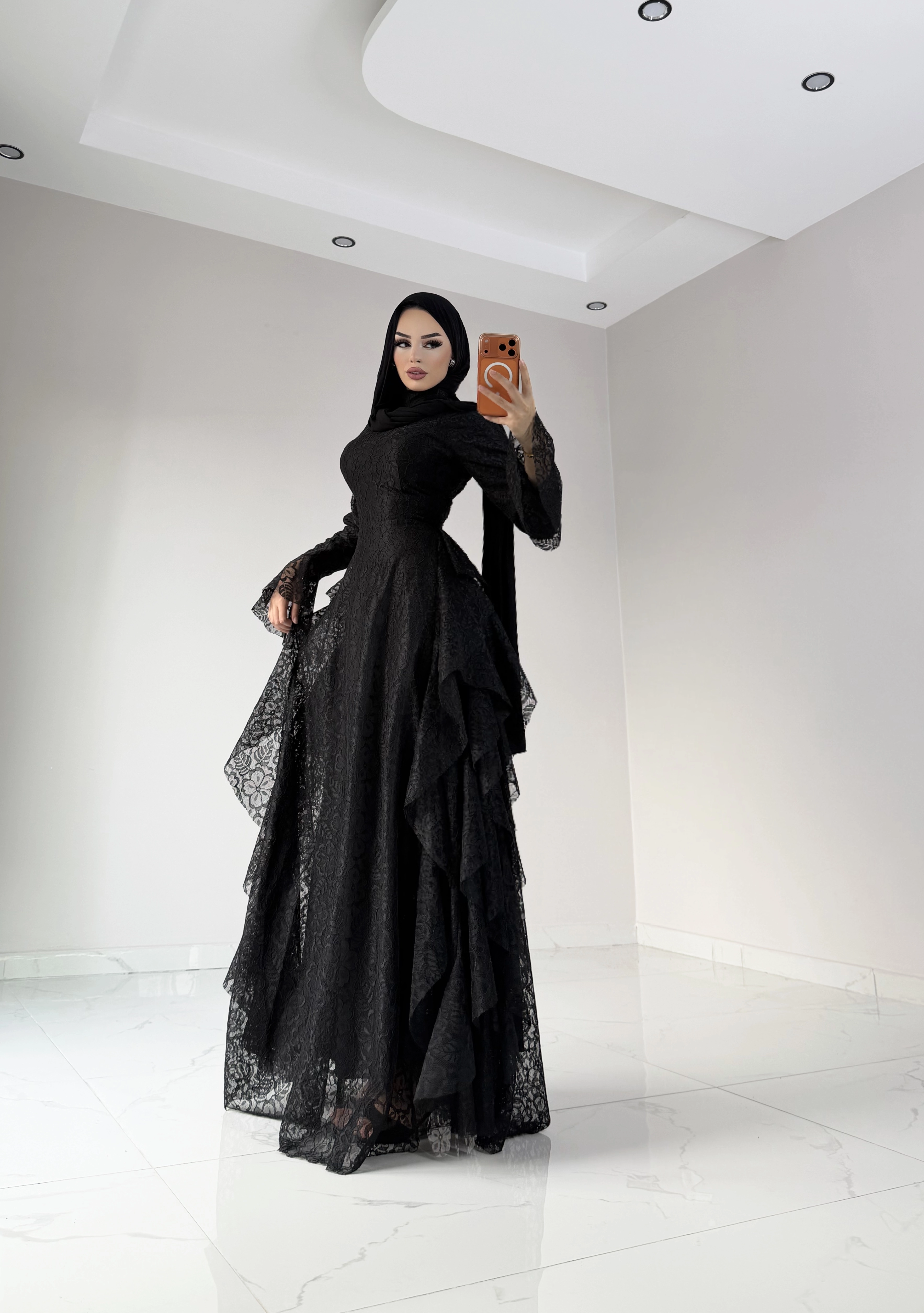 “RUKİA ELZA” Pinterest dantel elbise 