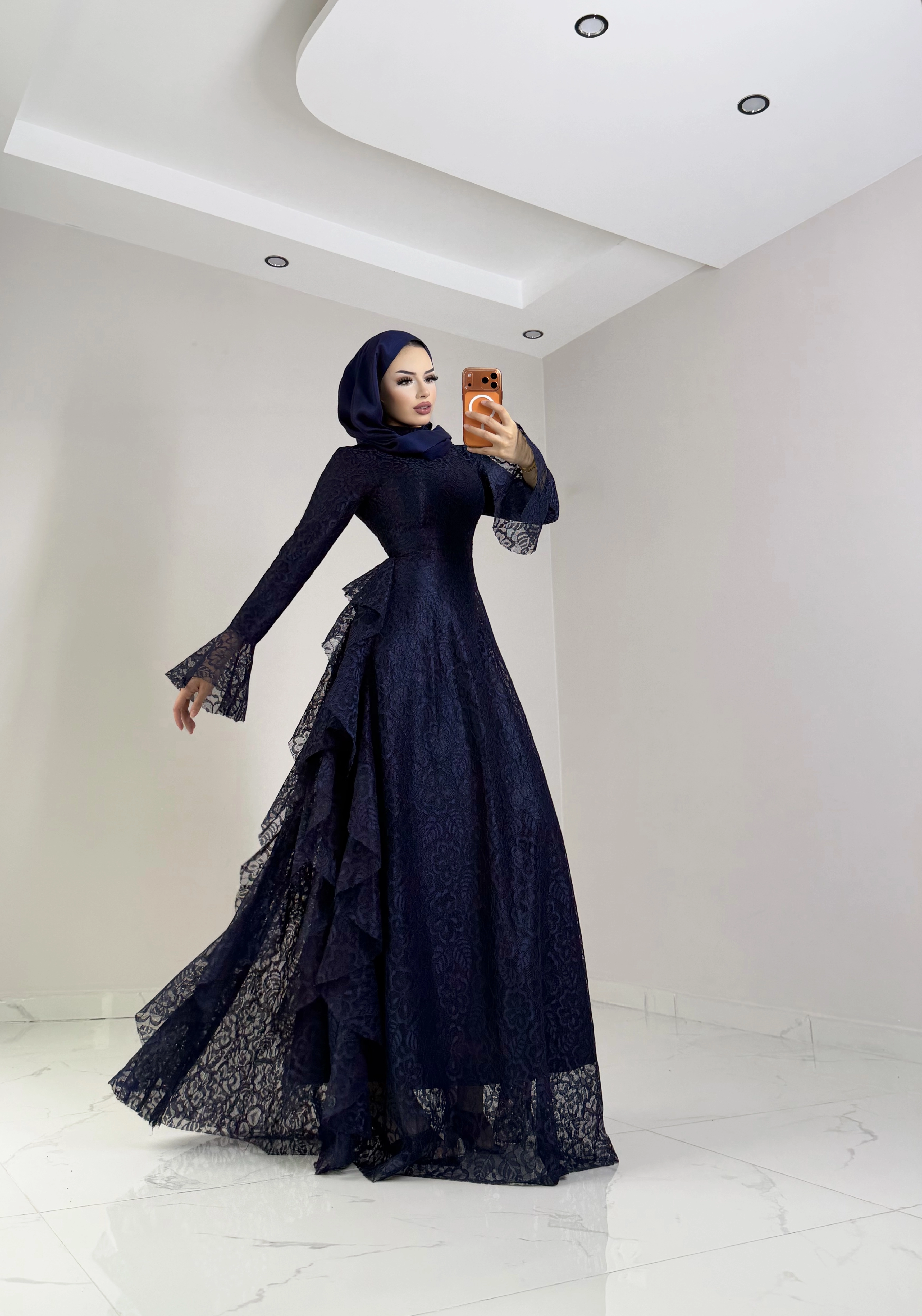 “RUKİA ELZA” Pinterest dantel elbise  