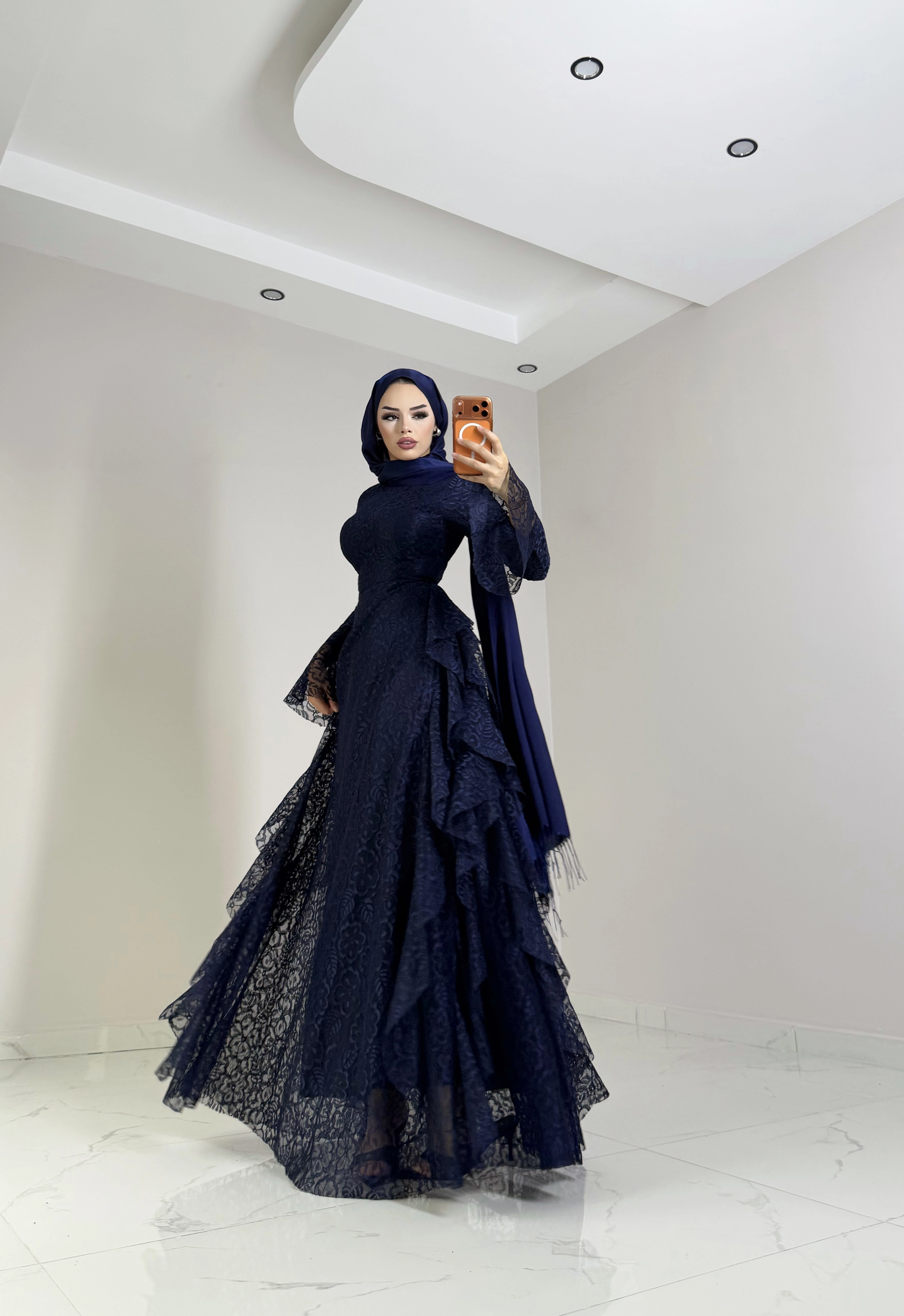 “RUKİA ELZA” Pinterest dantel elbise  