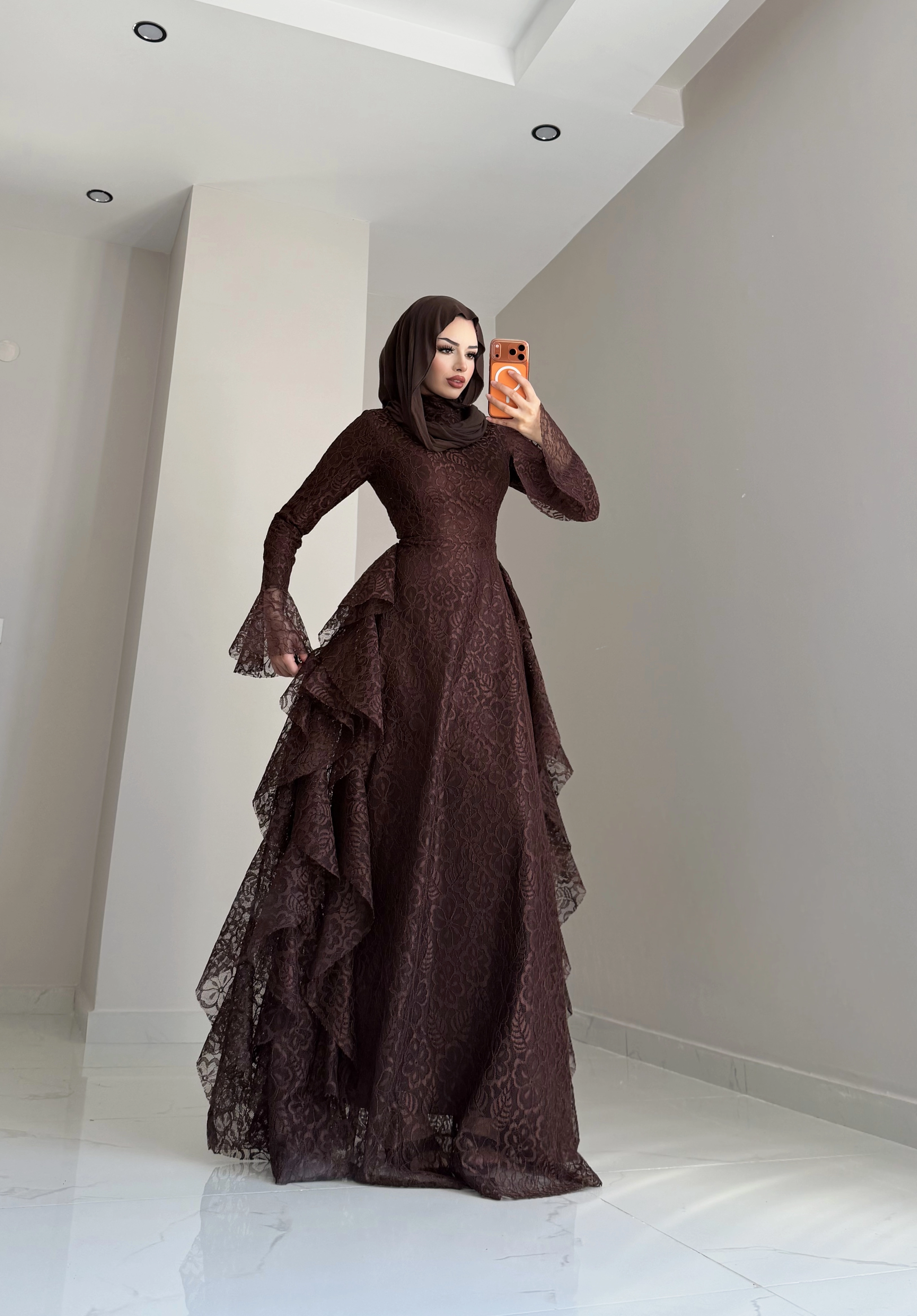 “RUKİA ELZA” Pinterest dantel elbise 