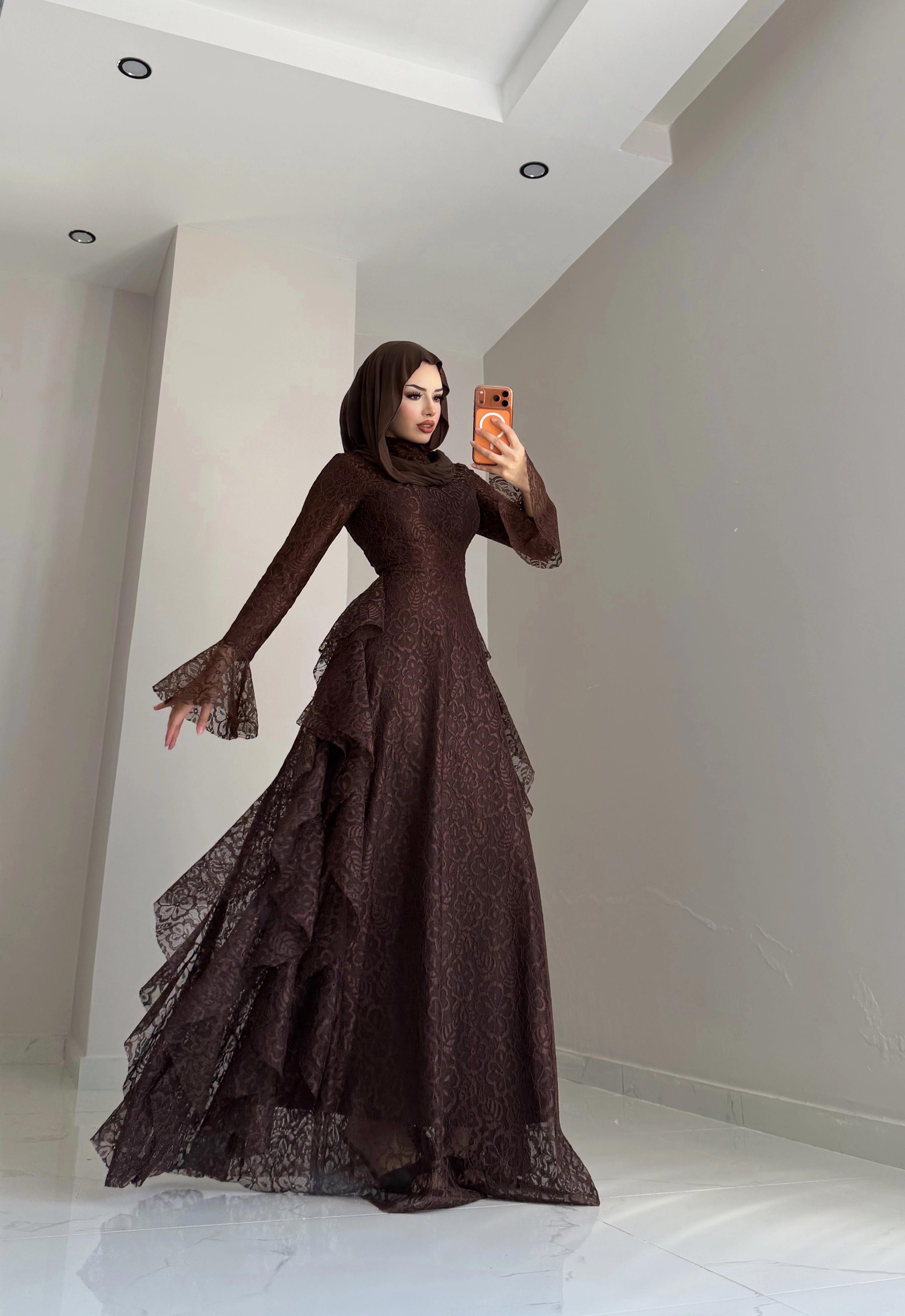 “RUKİA ELZA” Pinterest dantel elbise 