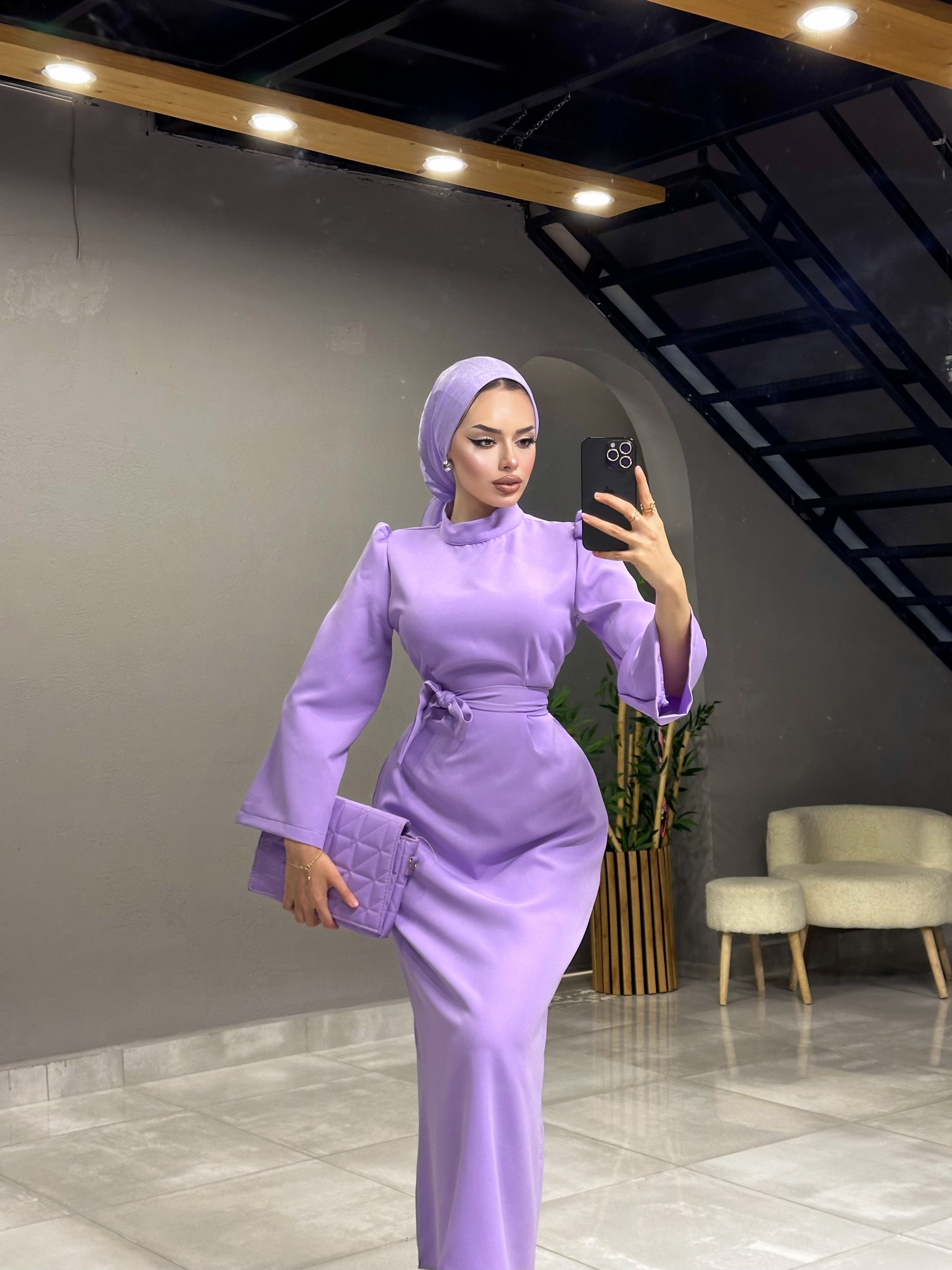 BARBİE LİLA ELBİSE 