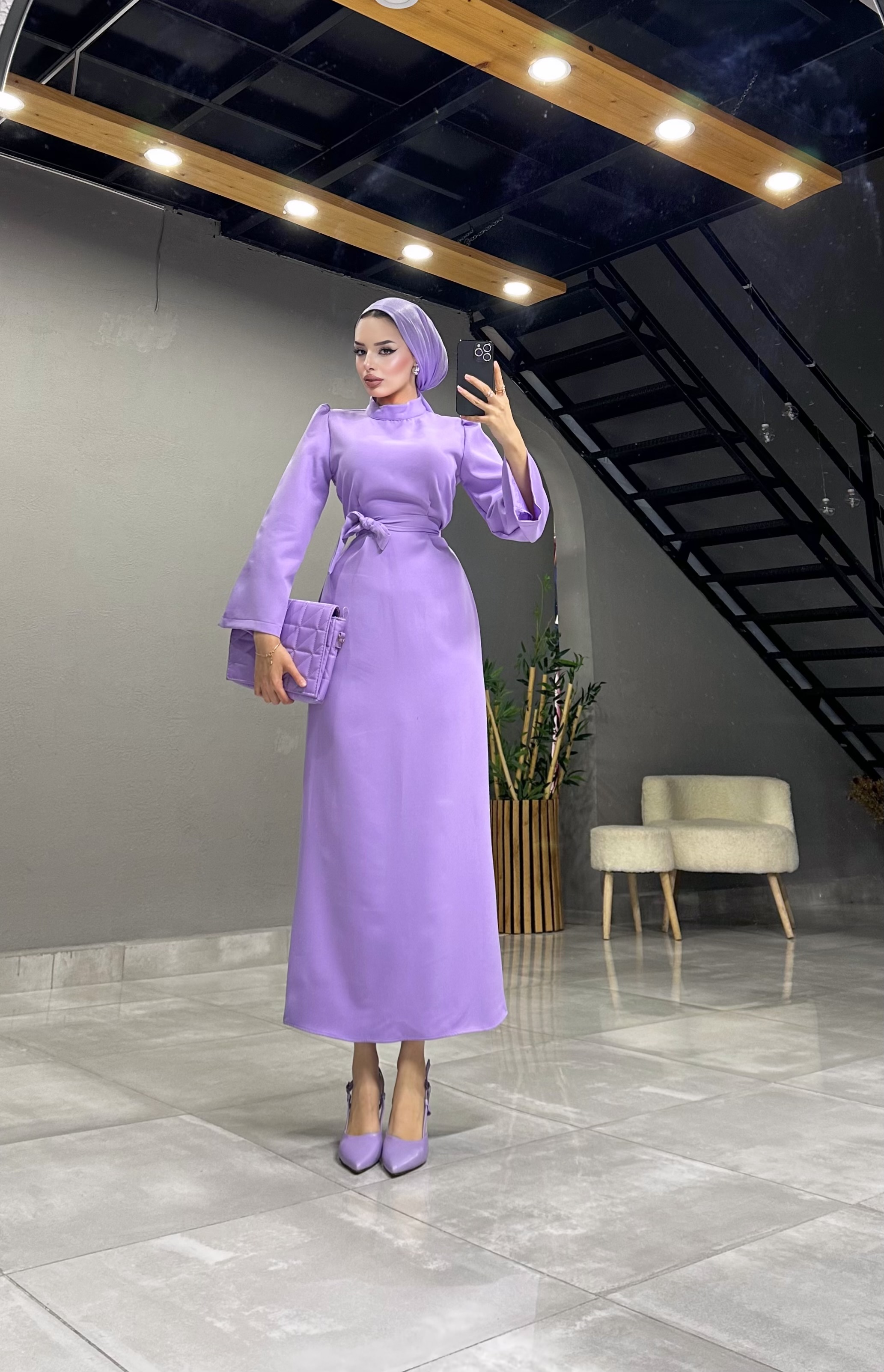 BARBİE LİLA ELBİSE 