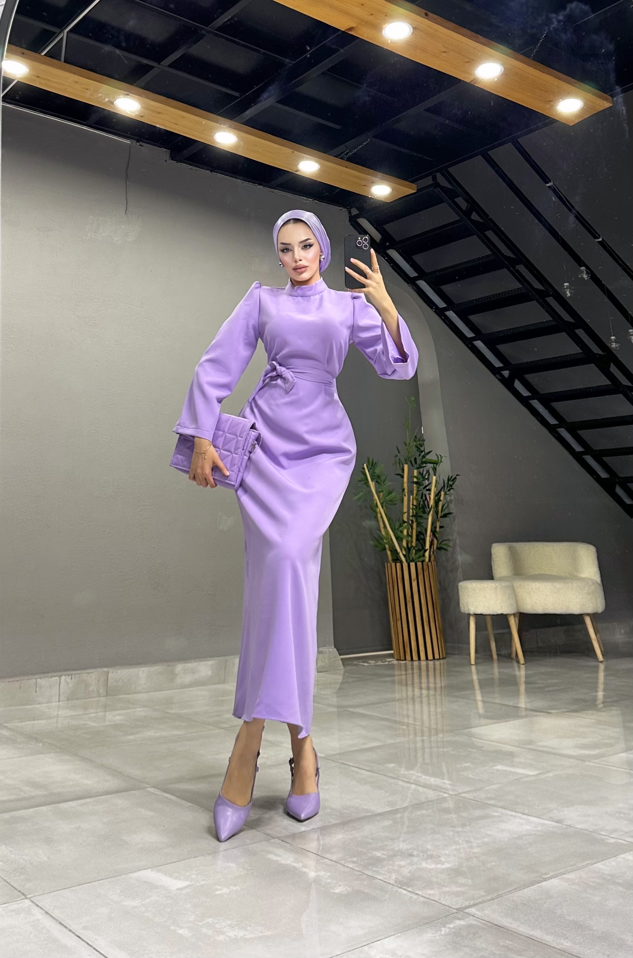 BARBİE LİLA ELBİSE 