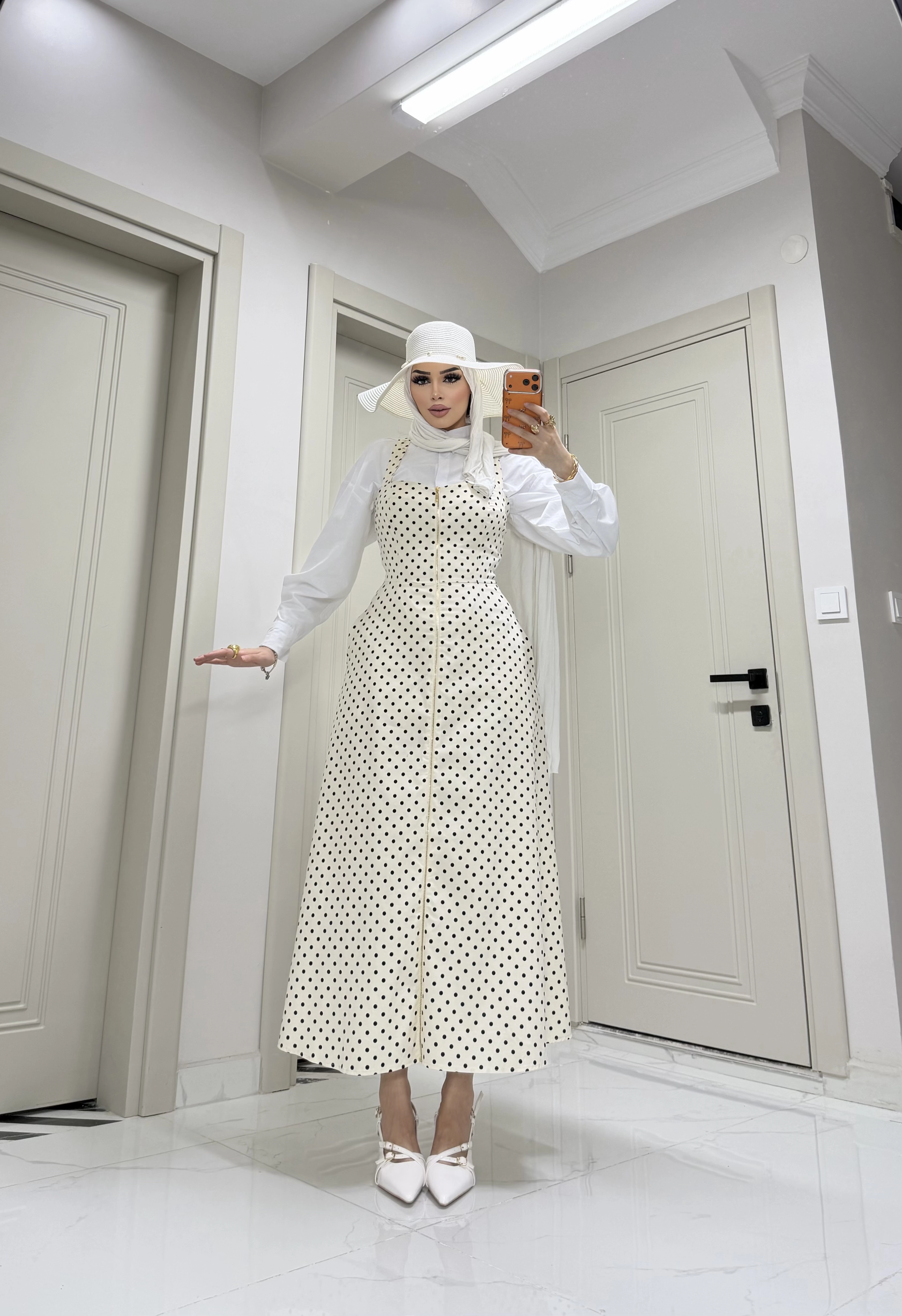 Puantiye fermuarlı jile 