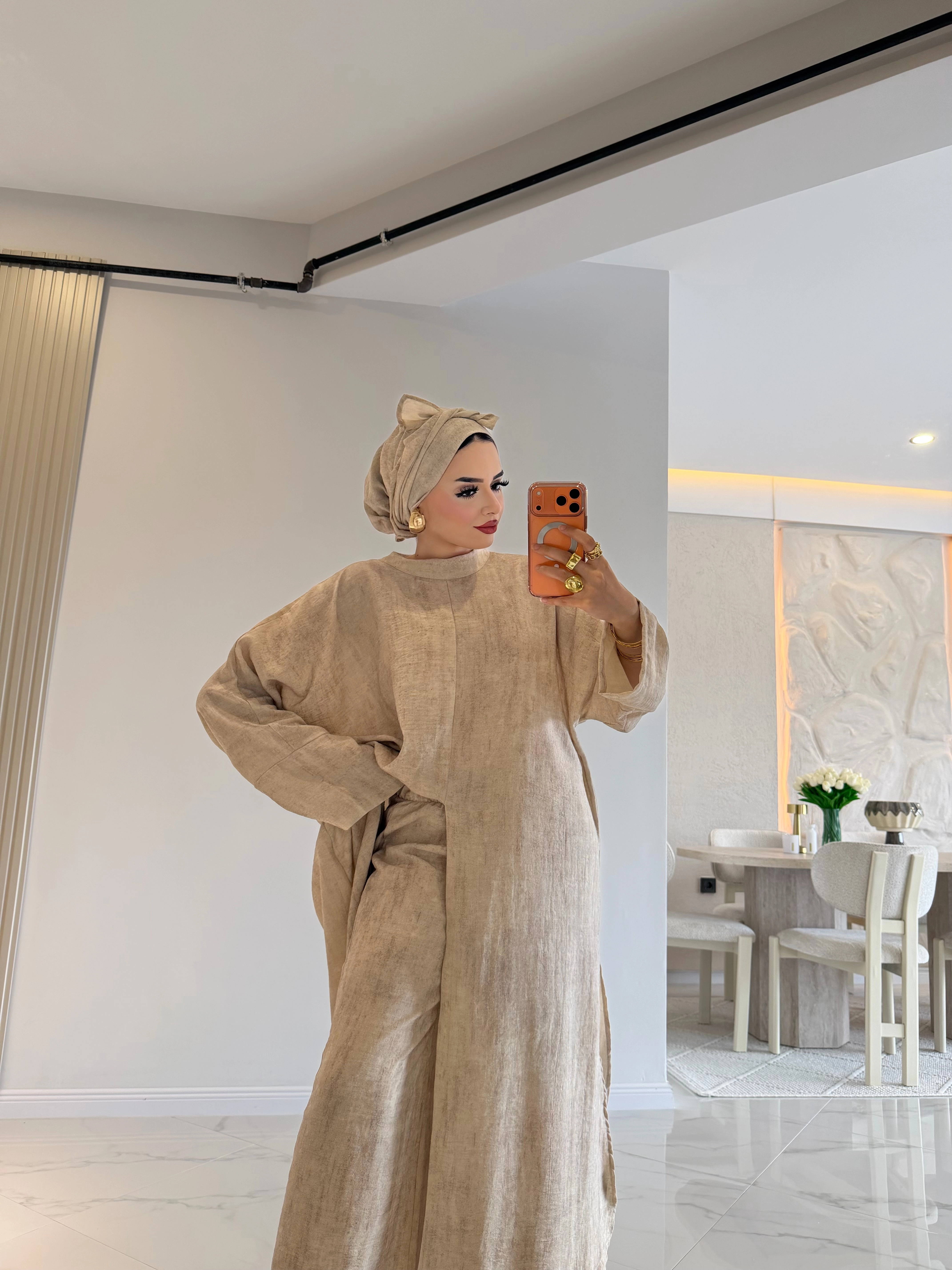 Relax Keten Üçlü Tesettür Tk 