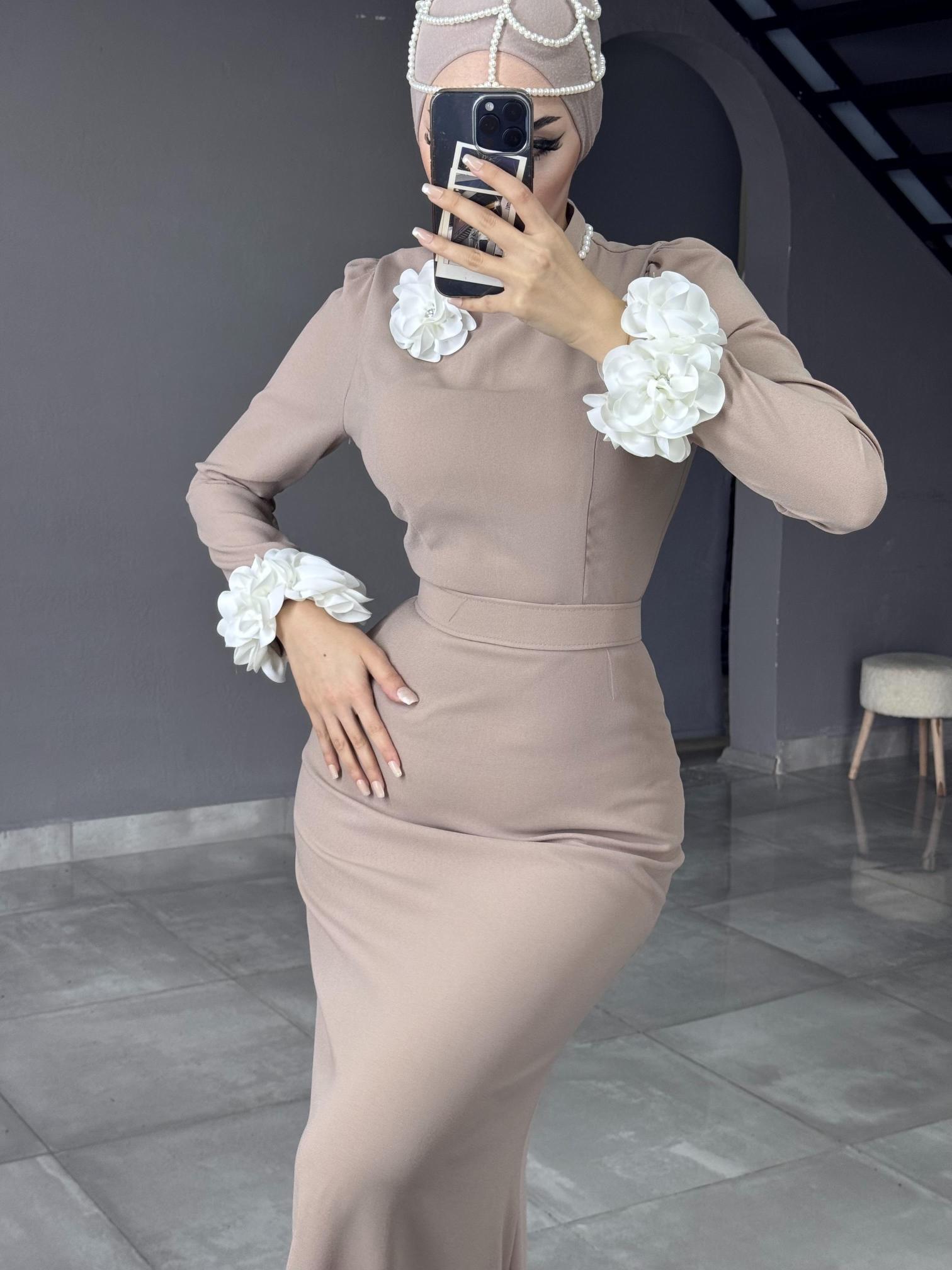Sardunya çiçeği elbise 