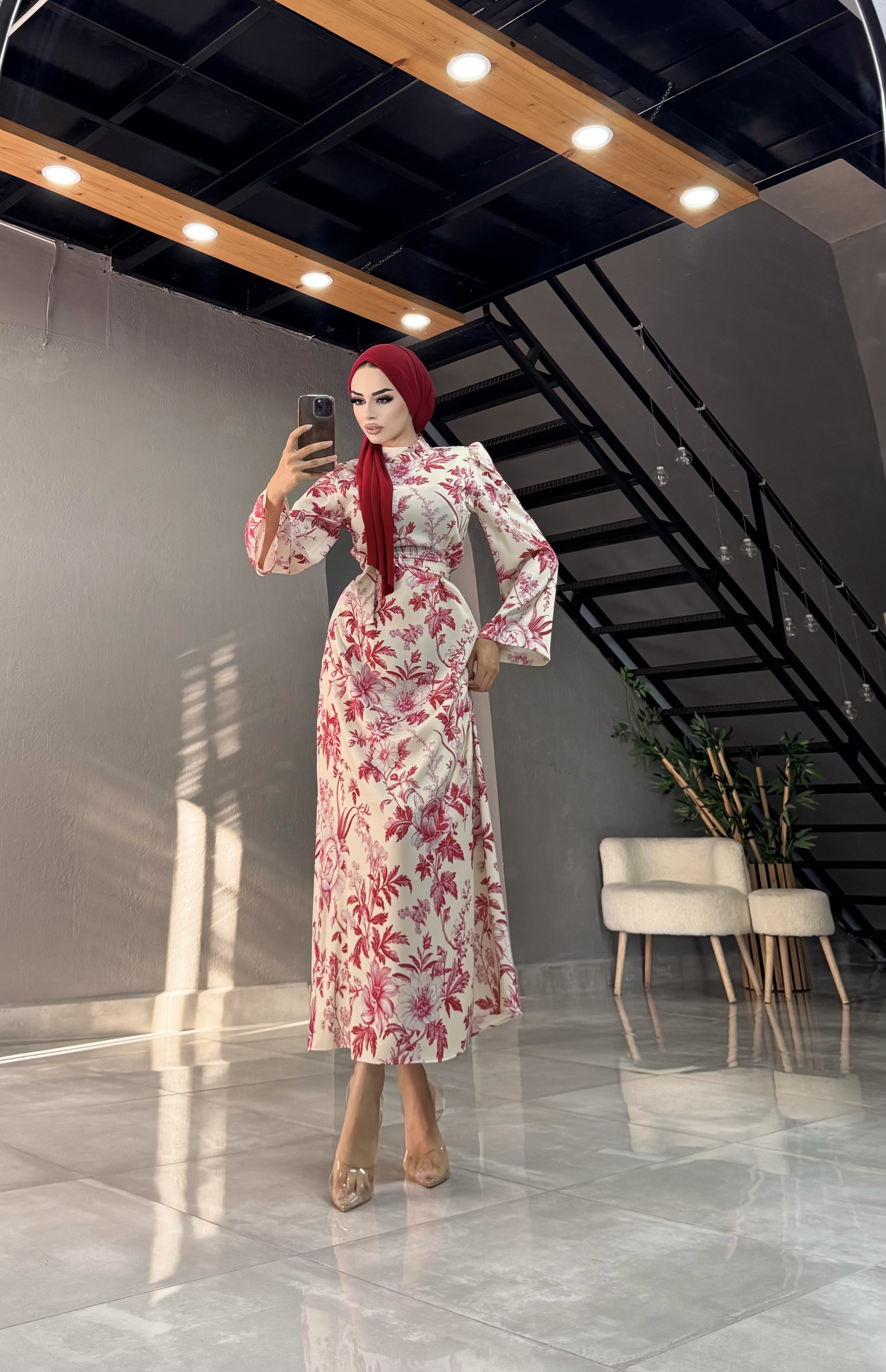 BARBİE Çiçekli elbise 