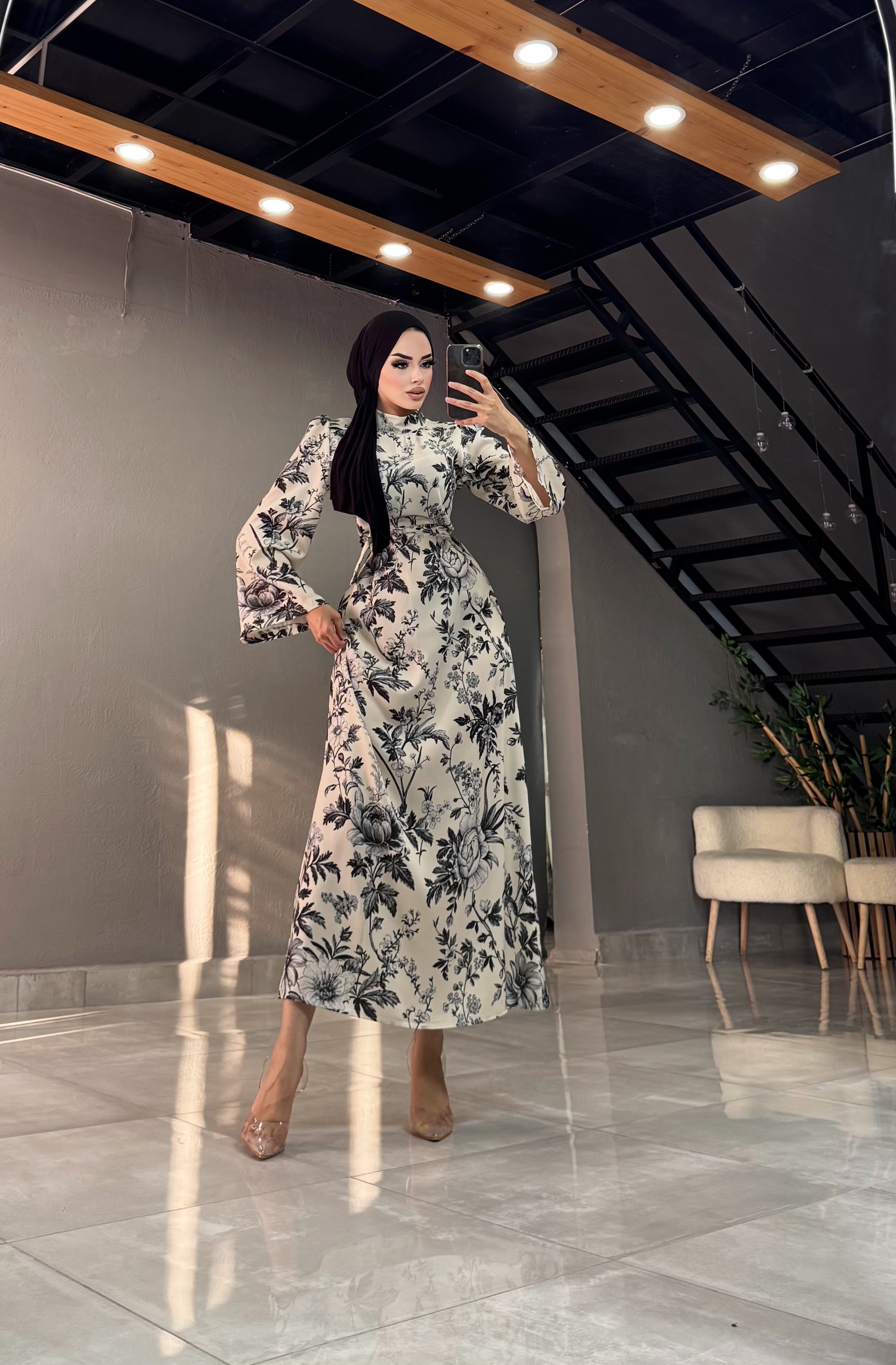 BARBİE Çiçekli elbise 