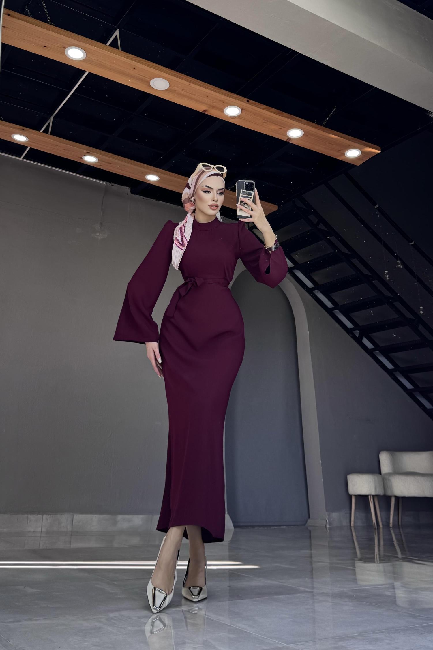 BARBİE ELBİSE BORDO