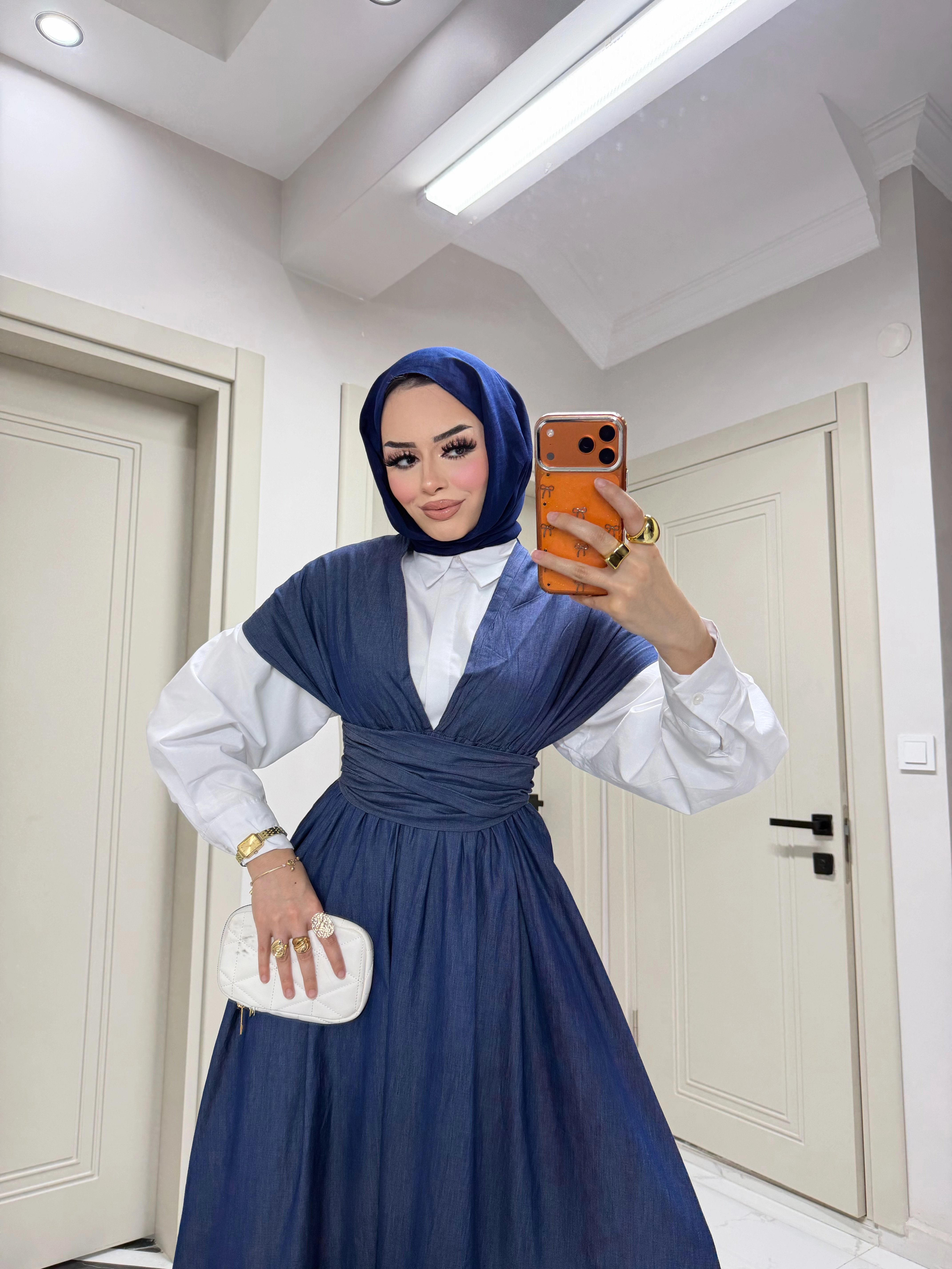 Rotinda Bağlamalı kot Jile