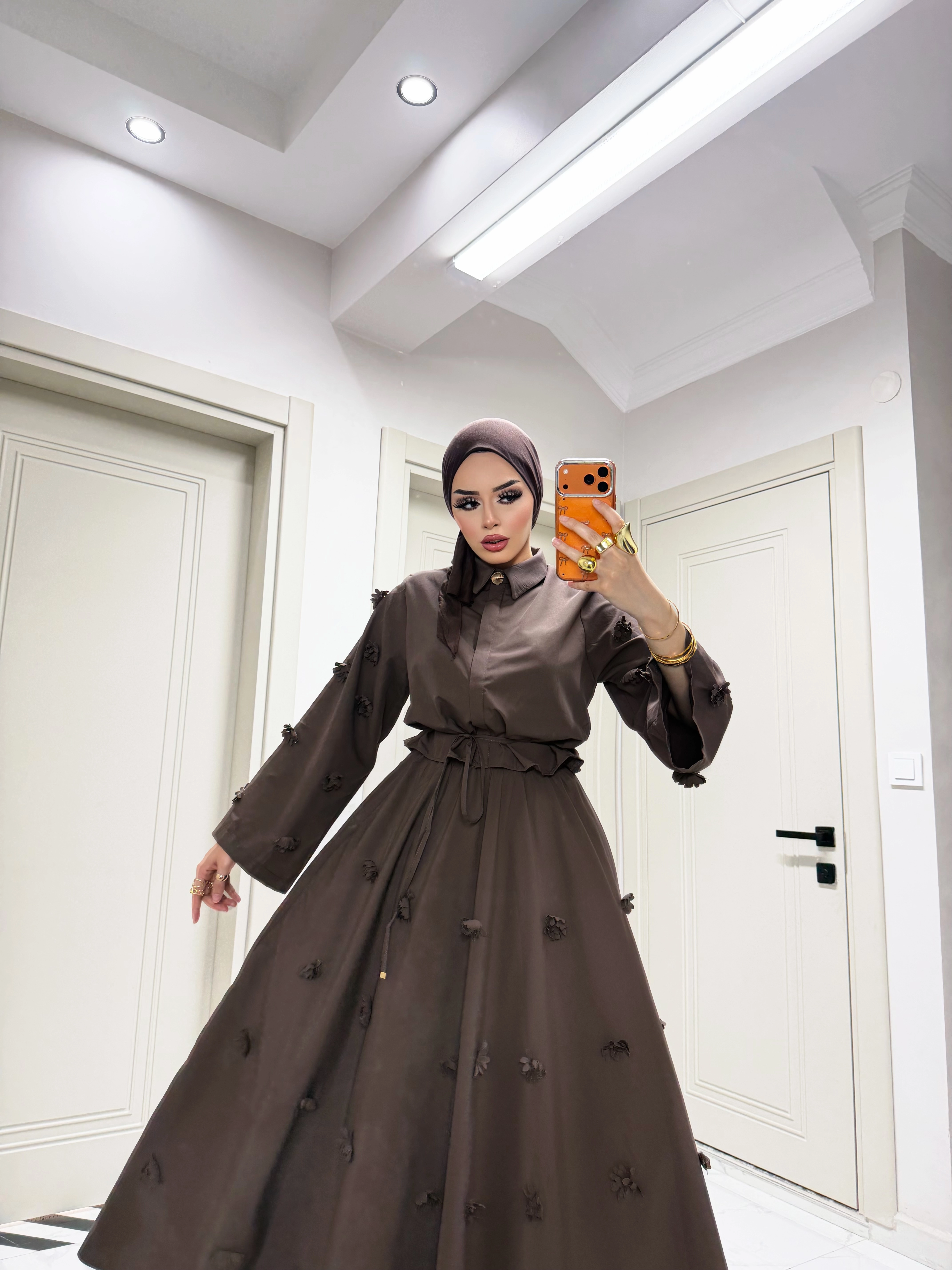 Layla çiçekli takım