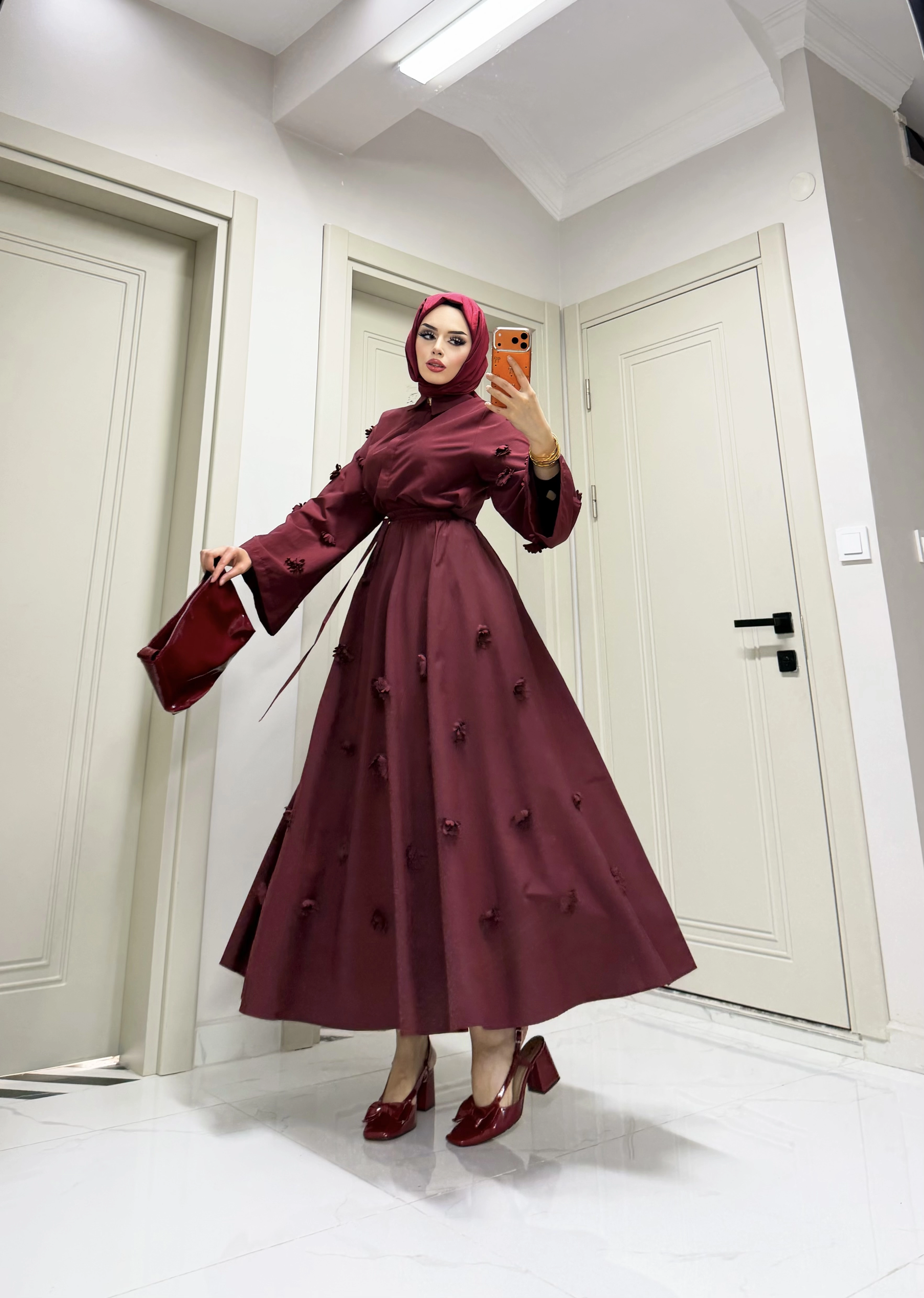 Layla çiçekli takım