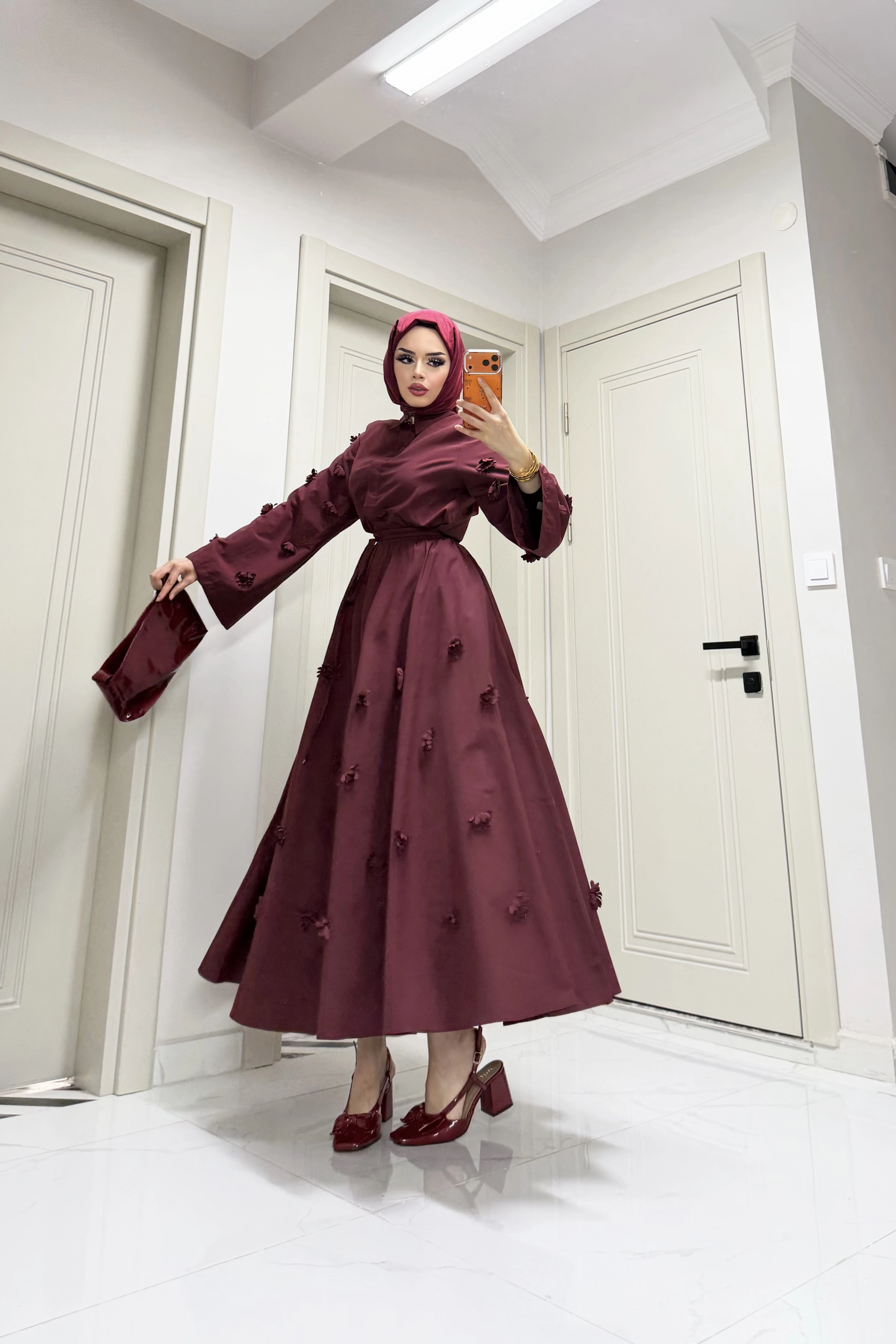 Layla çiçekli takım