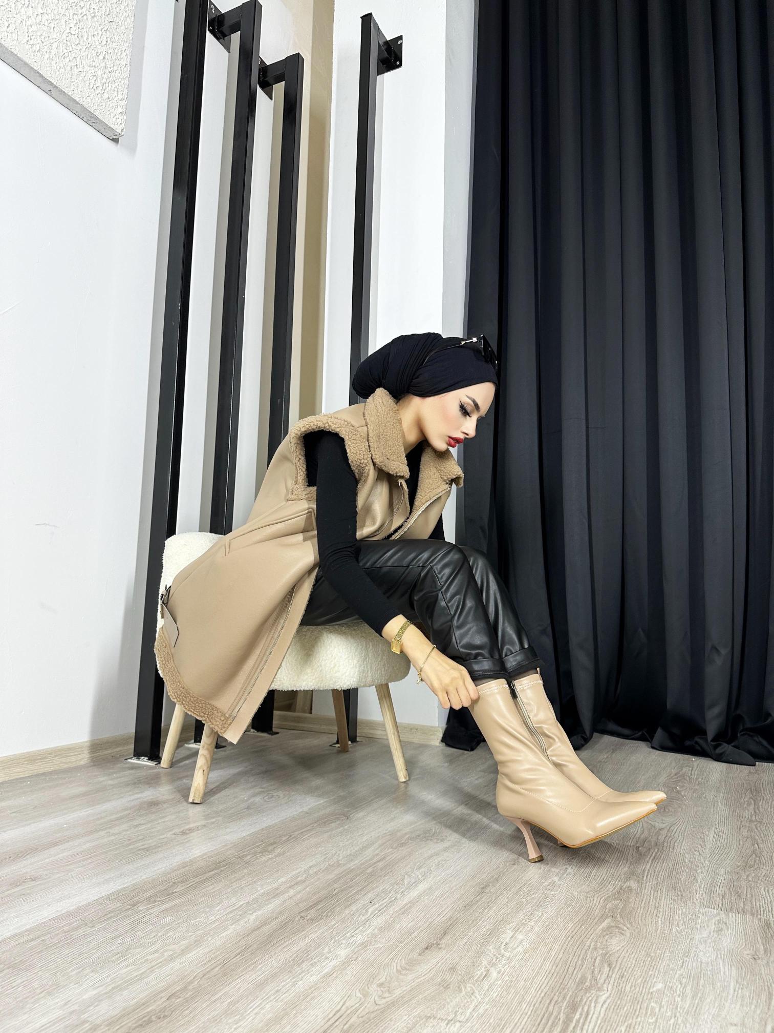 LADYA SİVRİ BURUN SİVRİ TOPUK AYAKKABI