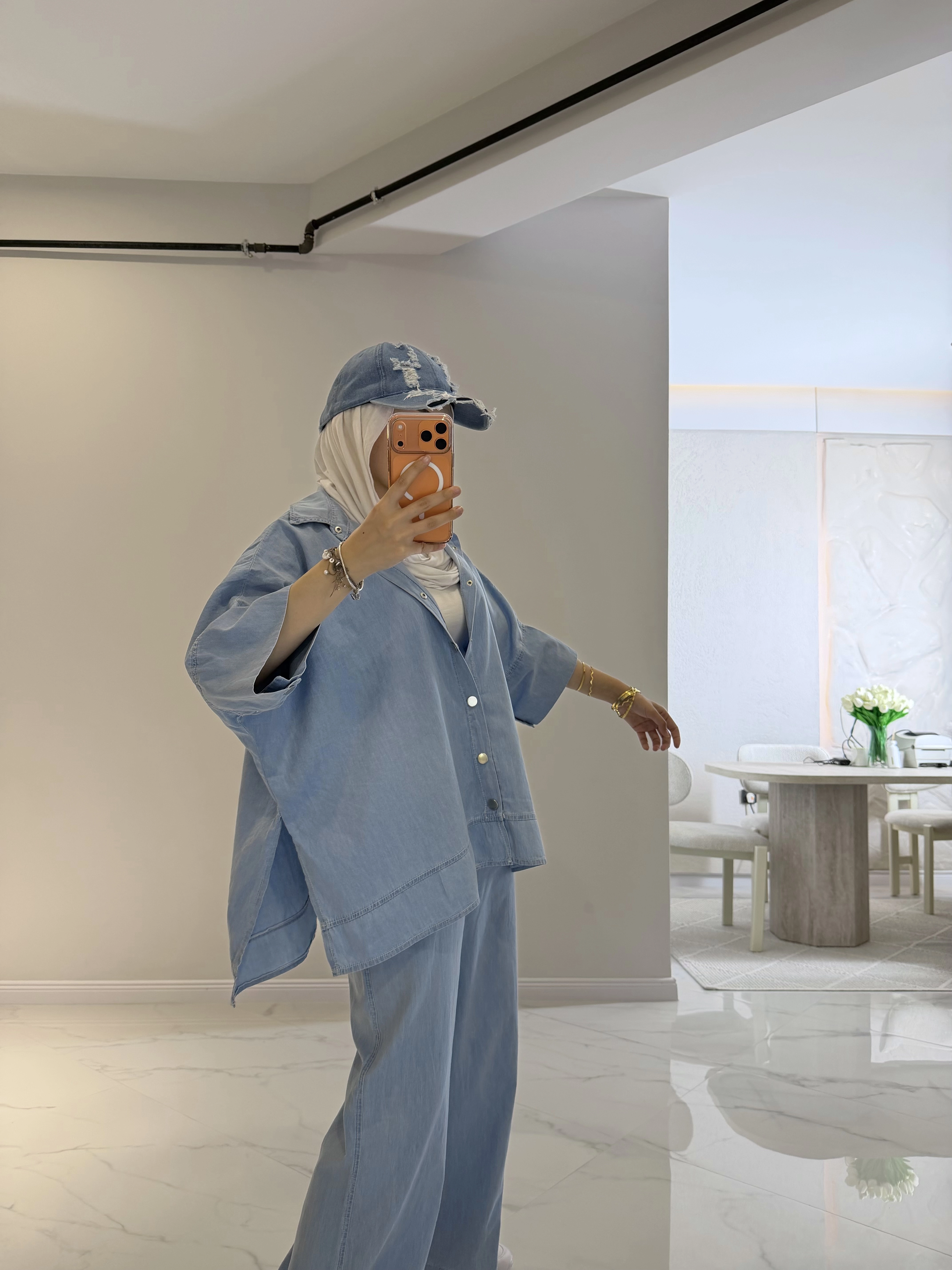 “KATAR” İnce yazlık kot takım