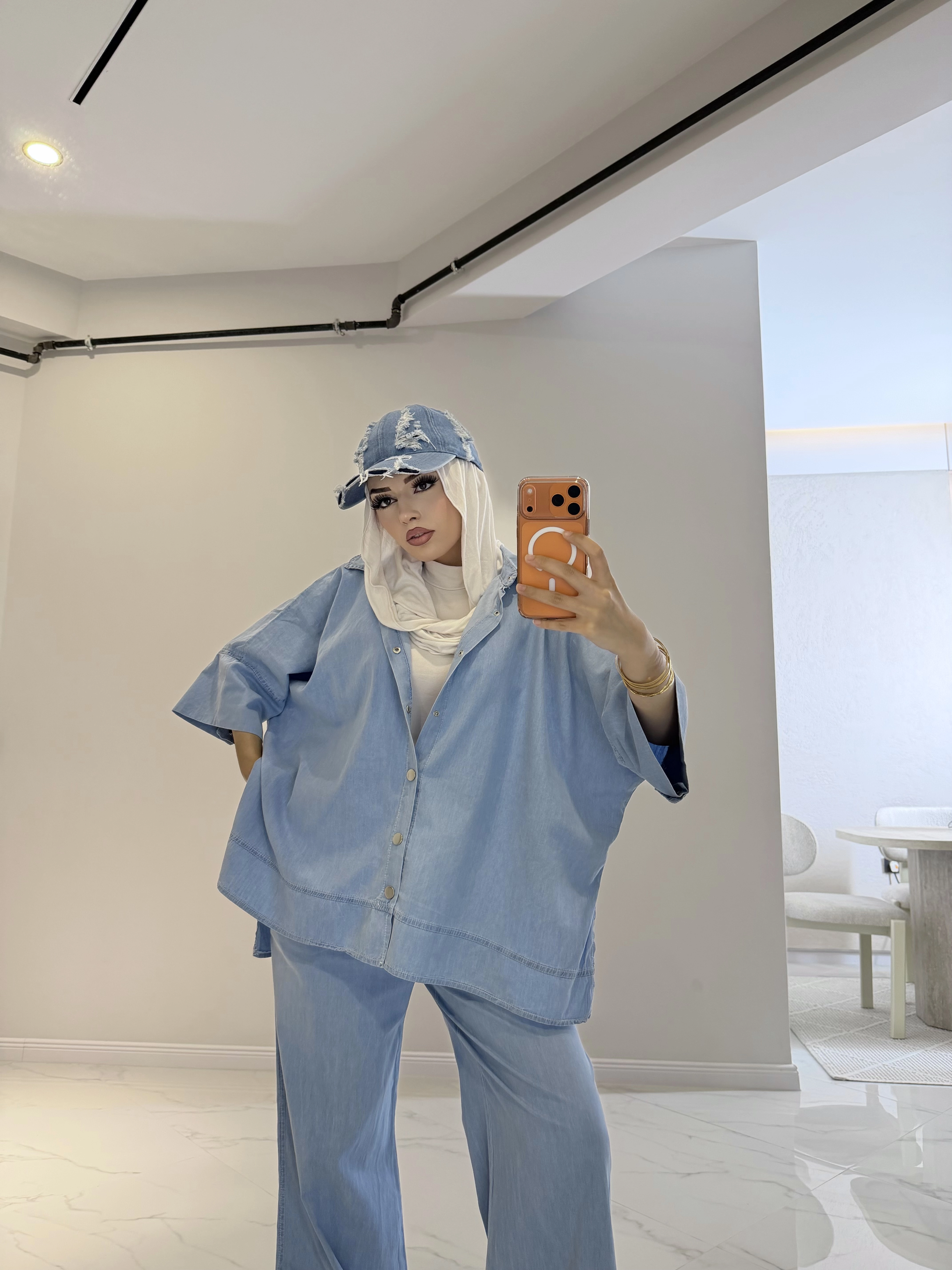 “KATAR” İnce yazlık kot takım