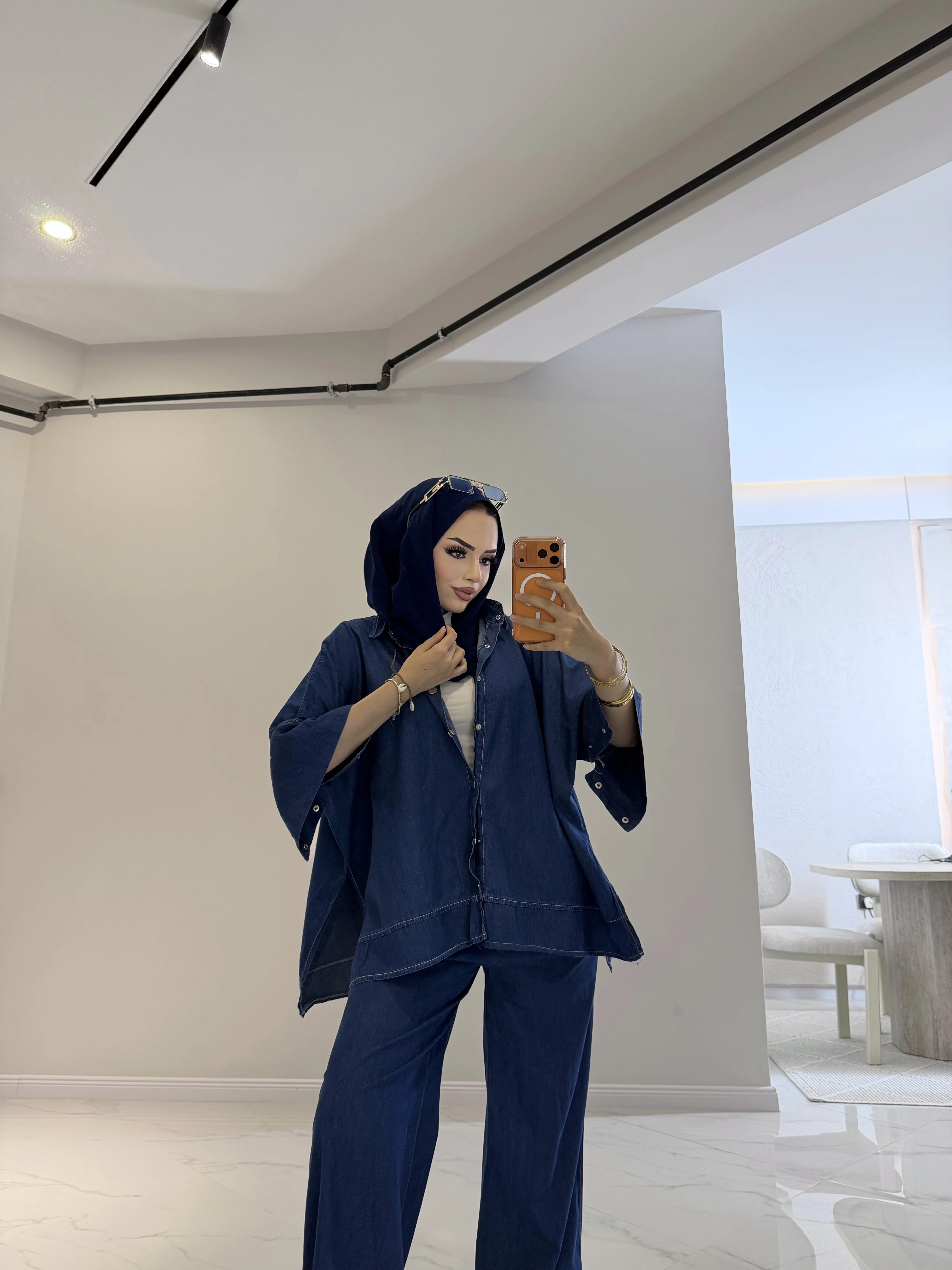 “KATAR” İnce yazlık kot takım