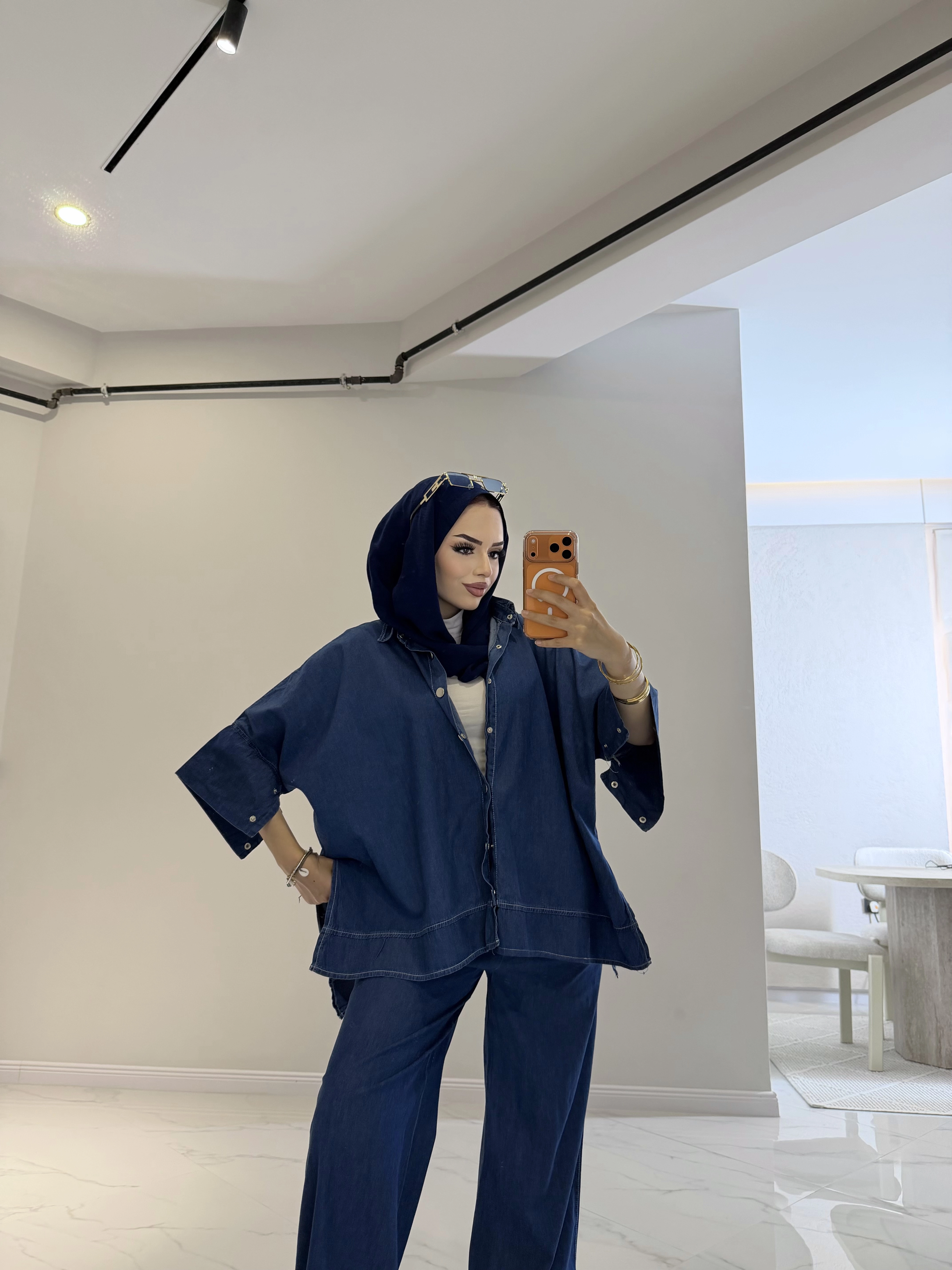 “KATAR” İnce yazlık kot takım
