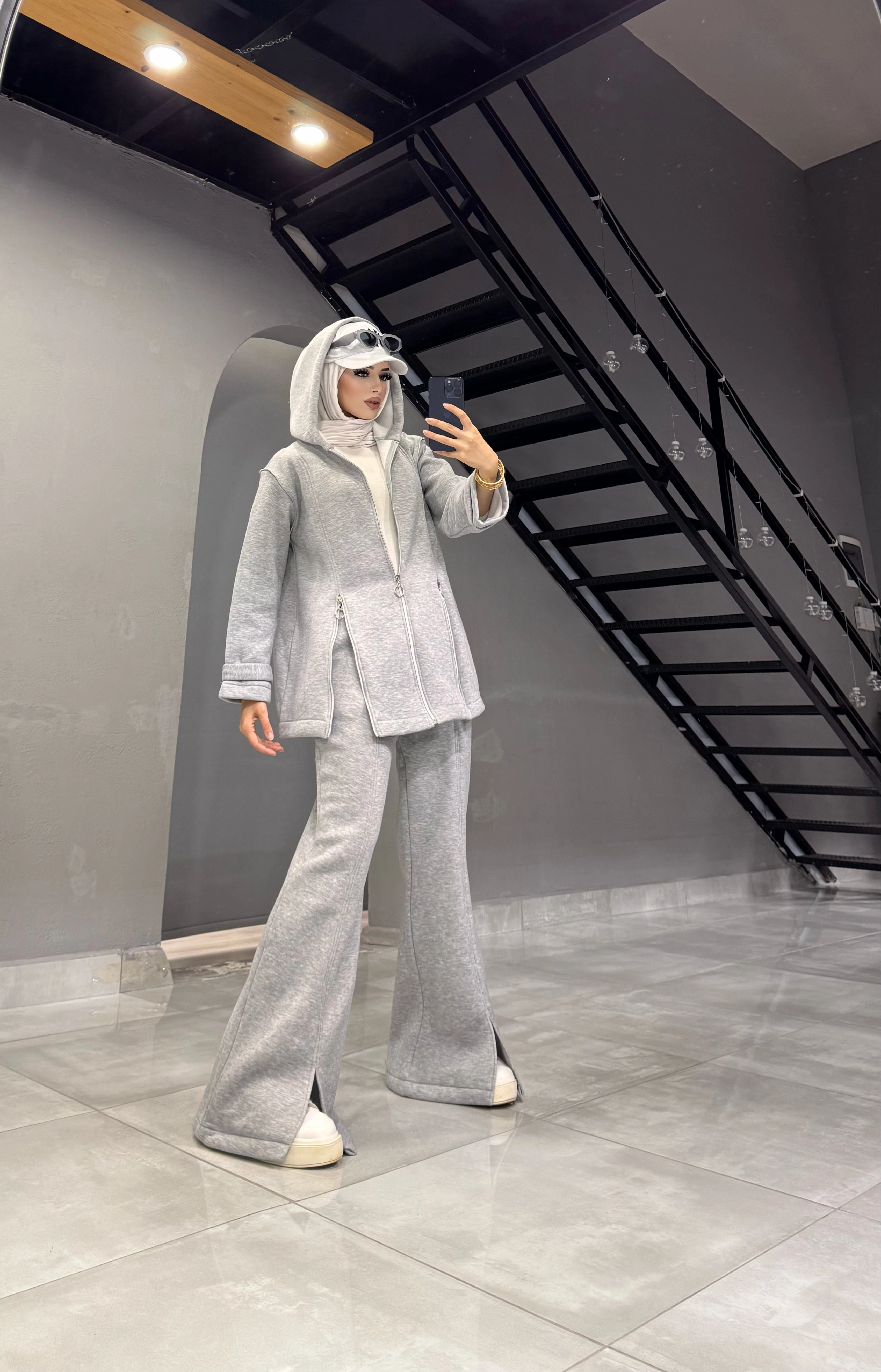 3 iplik şardonlu yumoş pofuduk eşofman takım