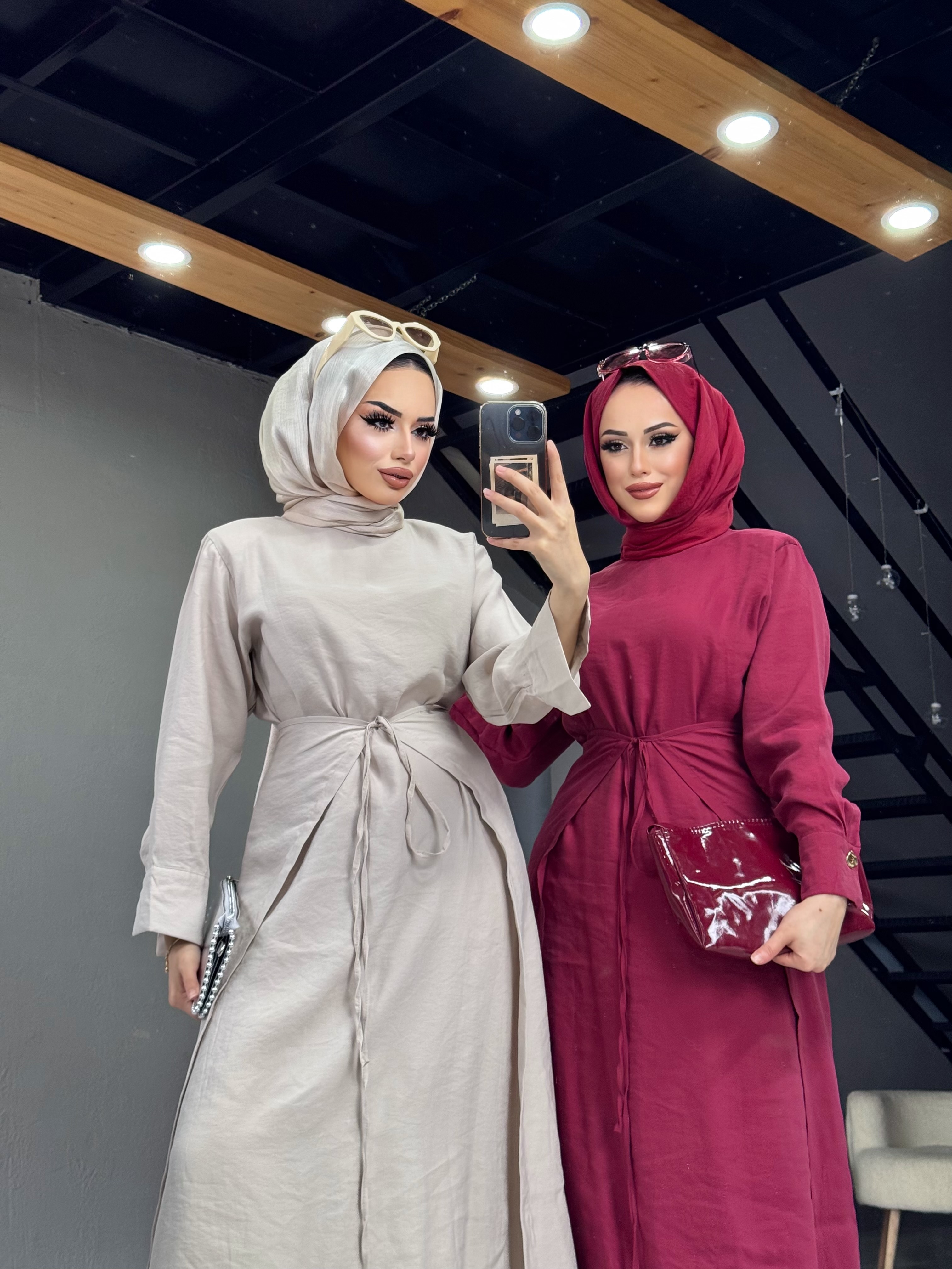AIRY Tensel Kumaş KAPAKLI  Elbise