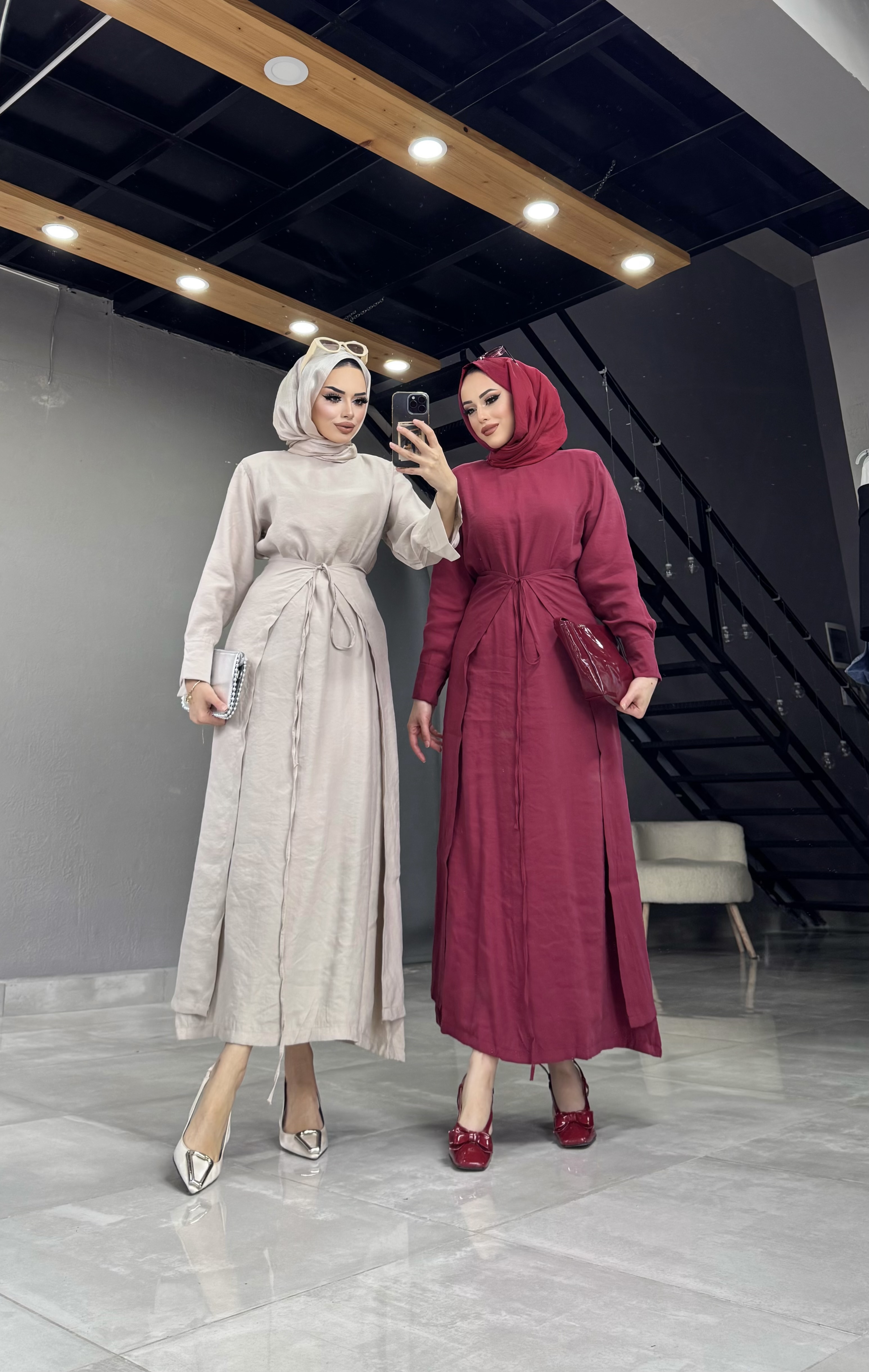 AIRY Tensel Kumaş KAPAKLI  Elbise