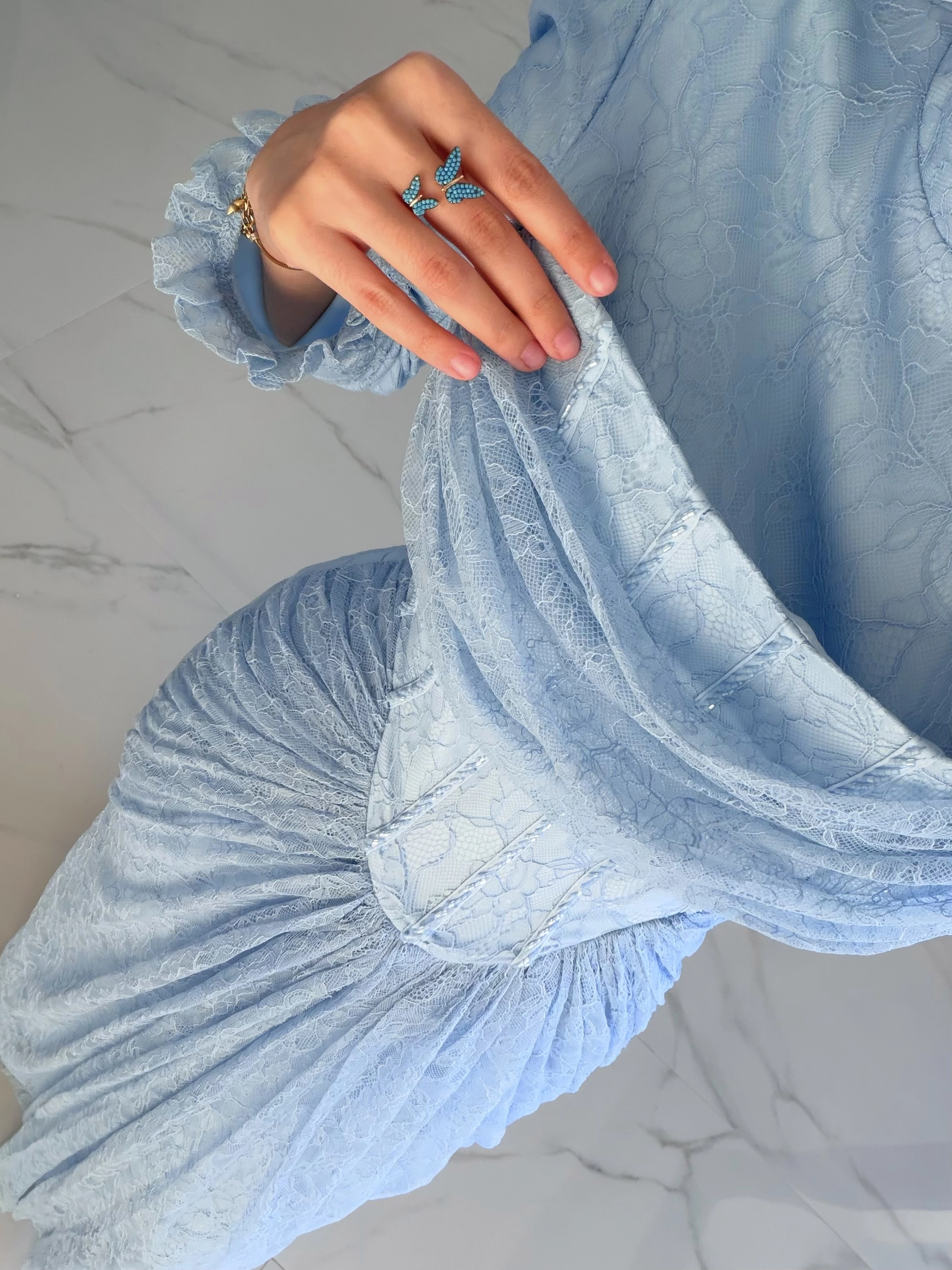 ARİANNA pinterest barbie dantel abiye 