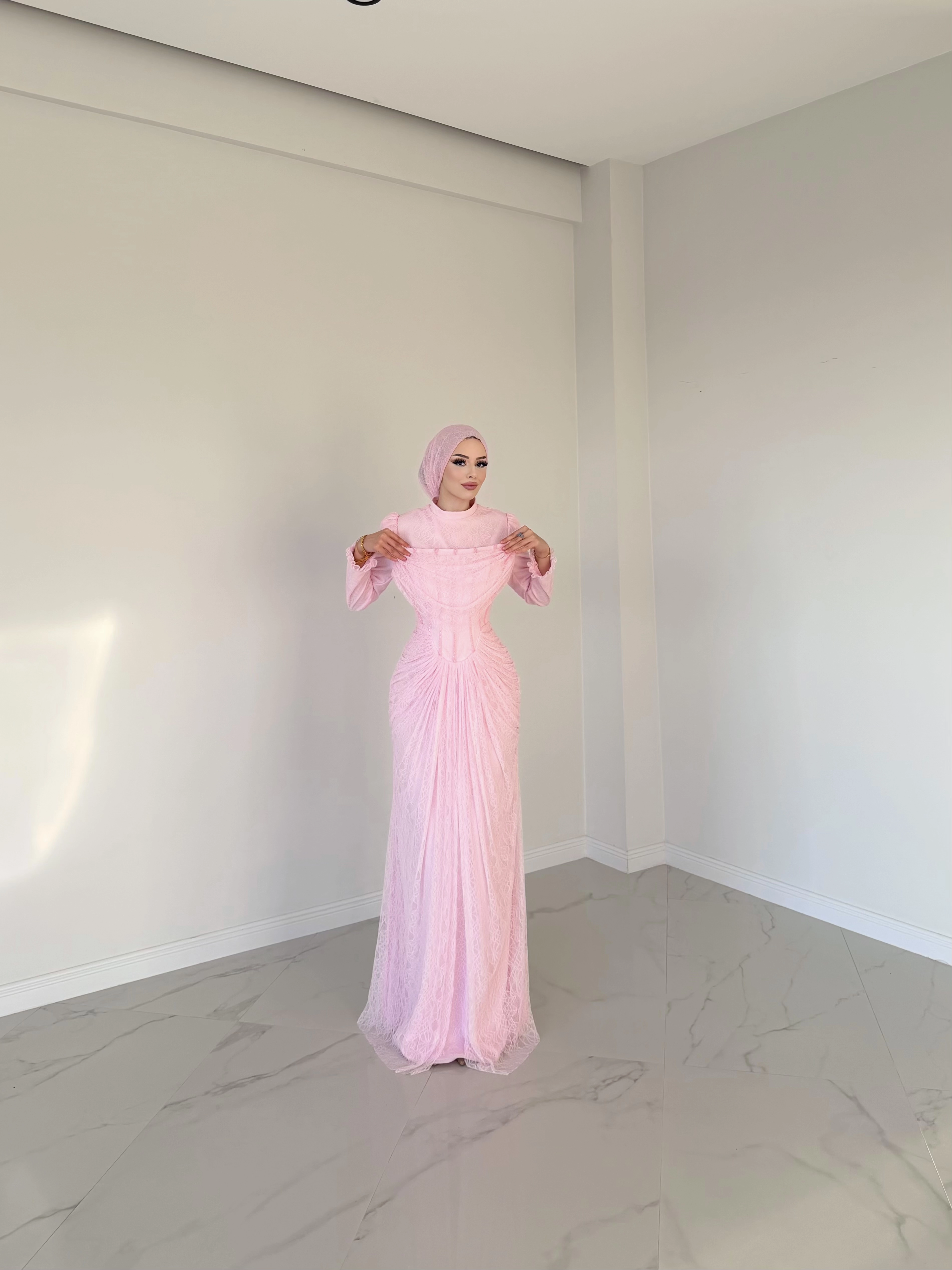 ARİANNA pinterest barbie dantel abiye 