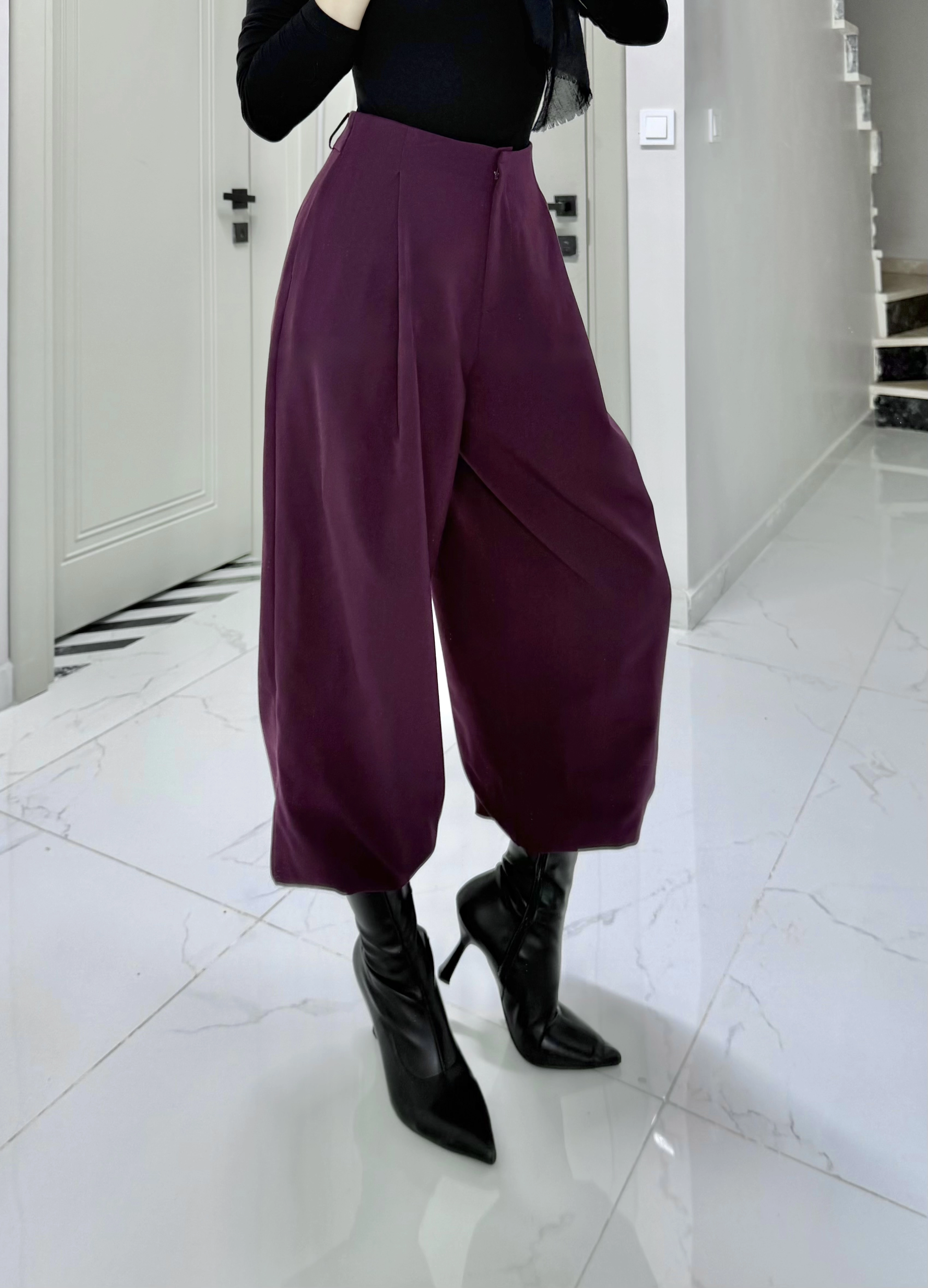 oversize kol trençkot Kombin