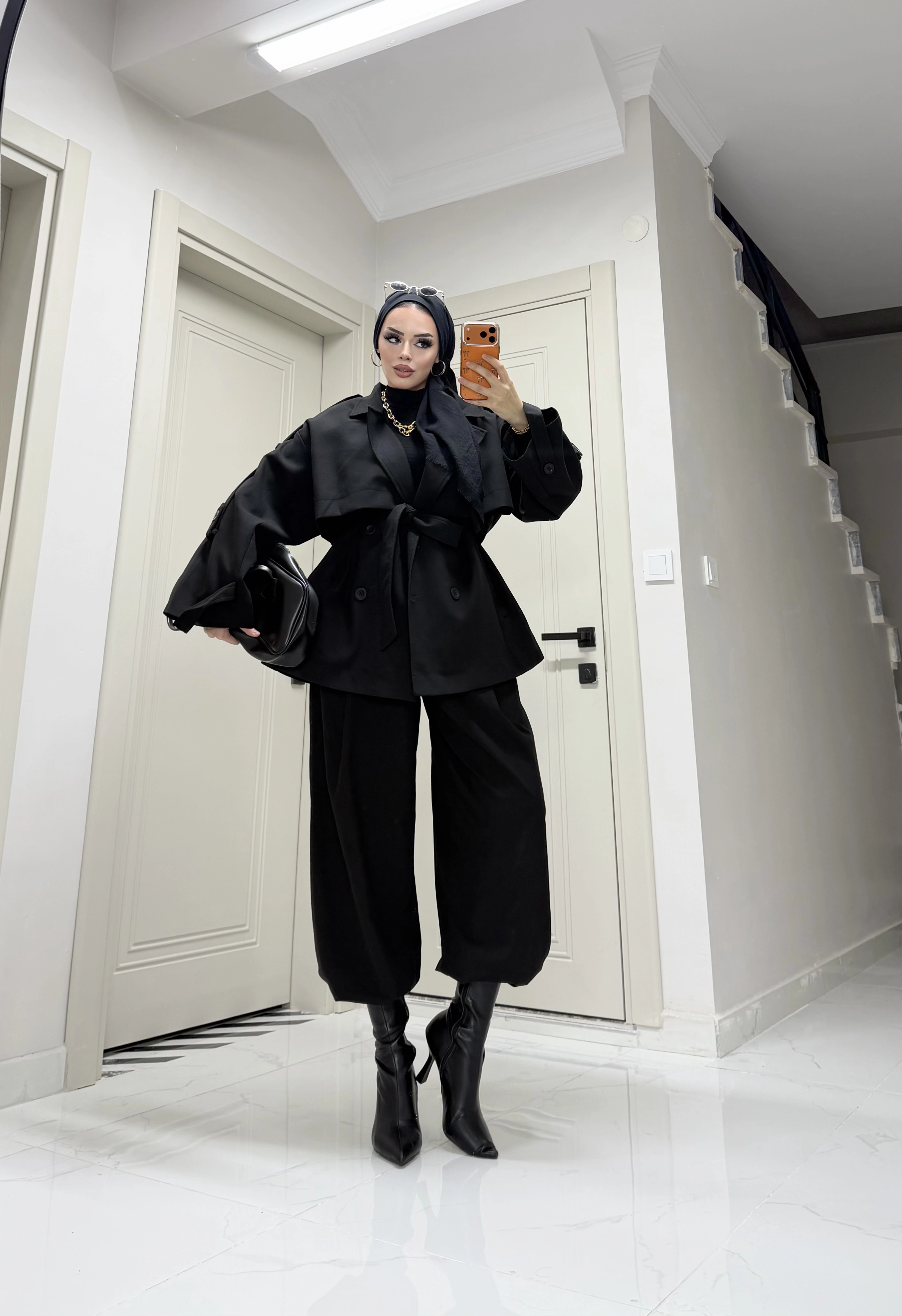 oversize kol trençkot 