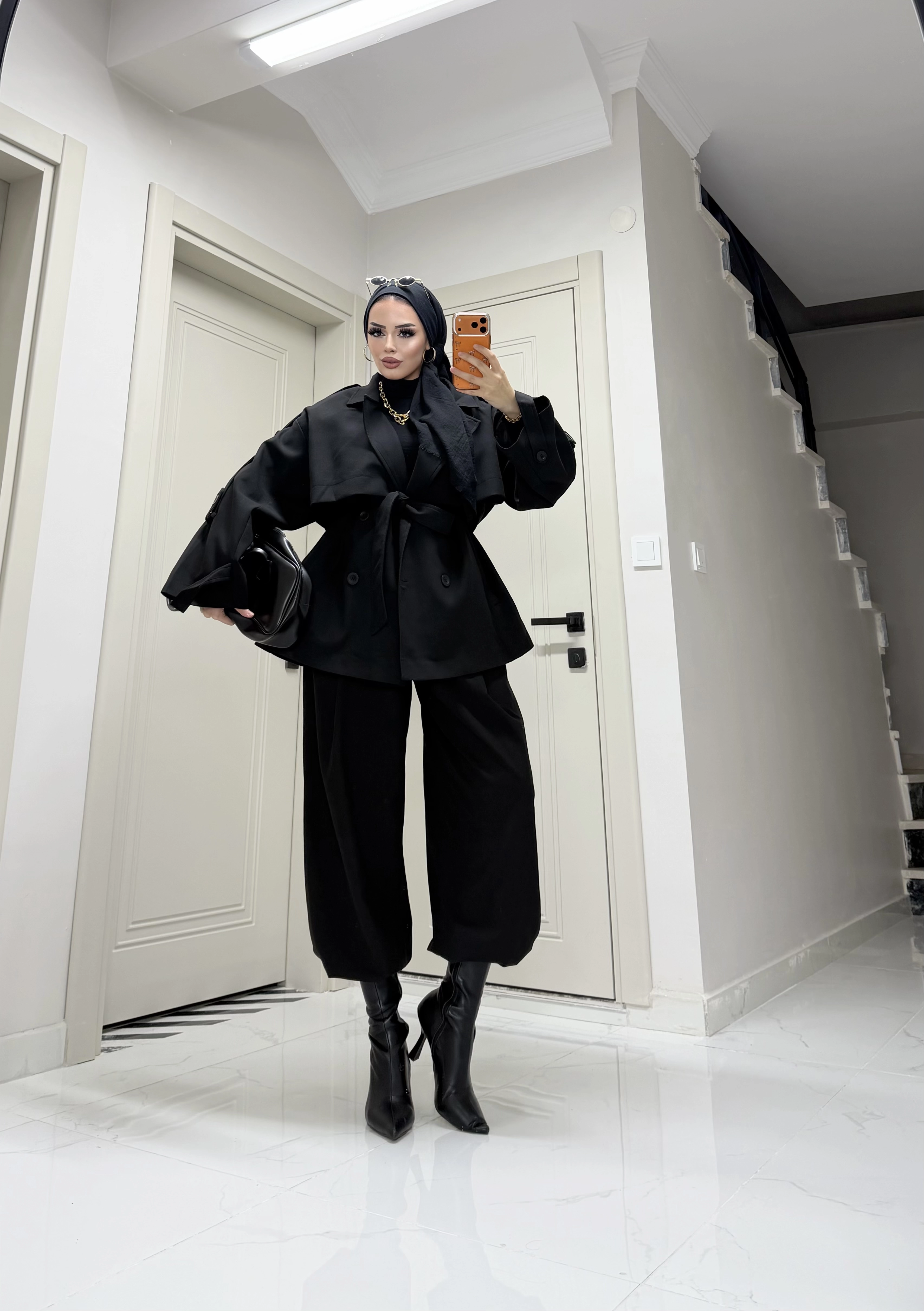 oversize kol trençkot 