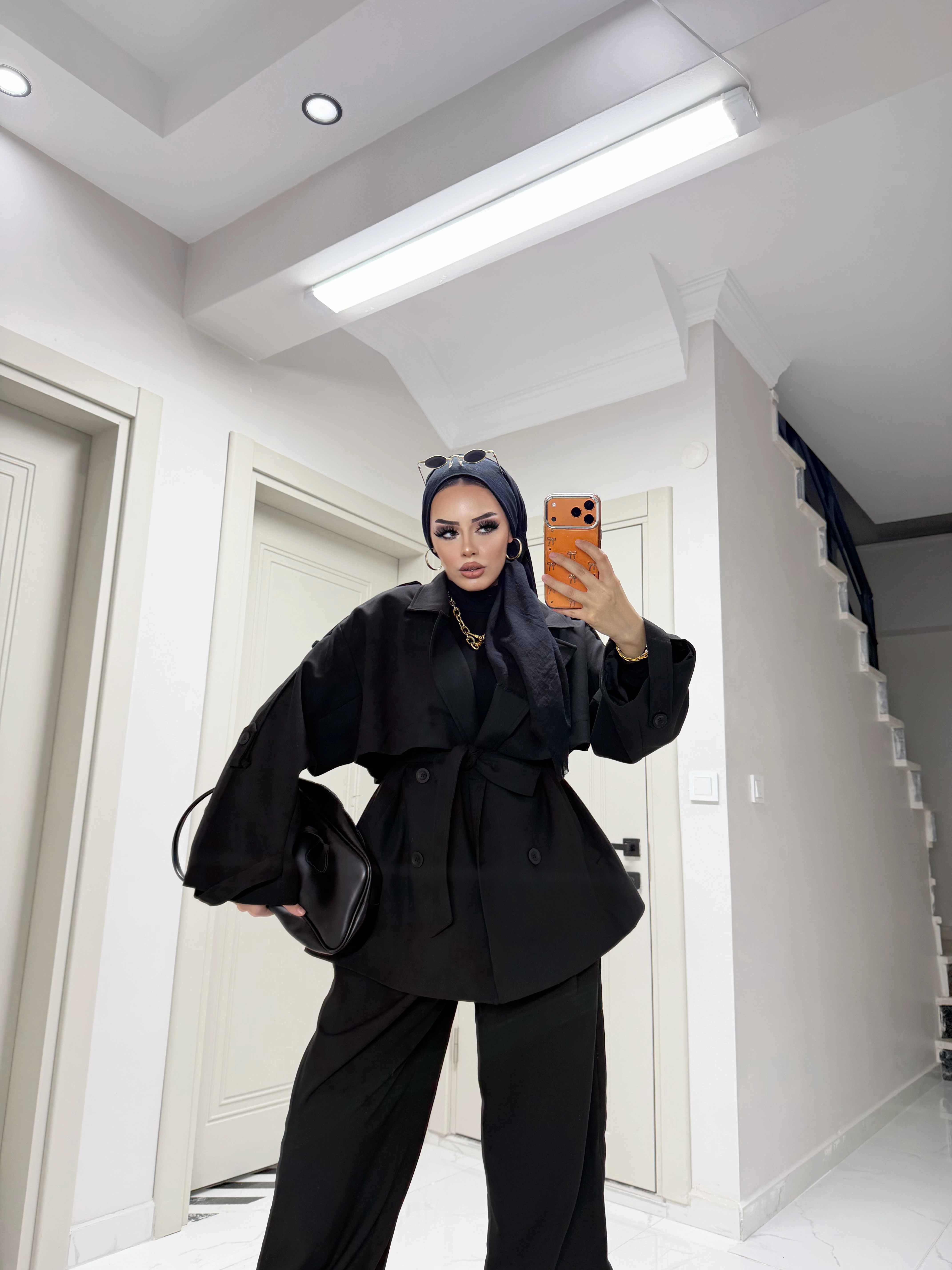 oversize kol trençkot 