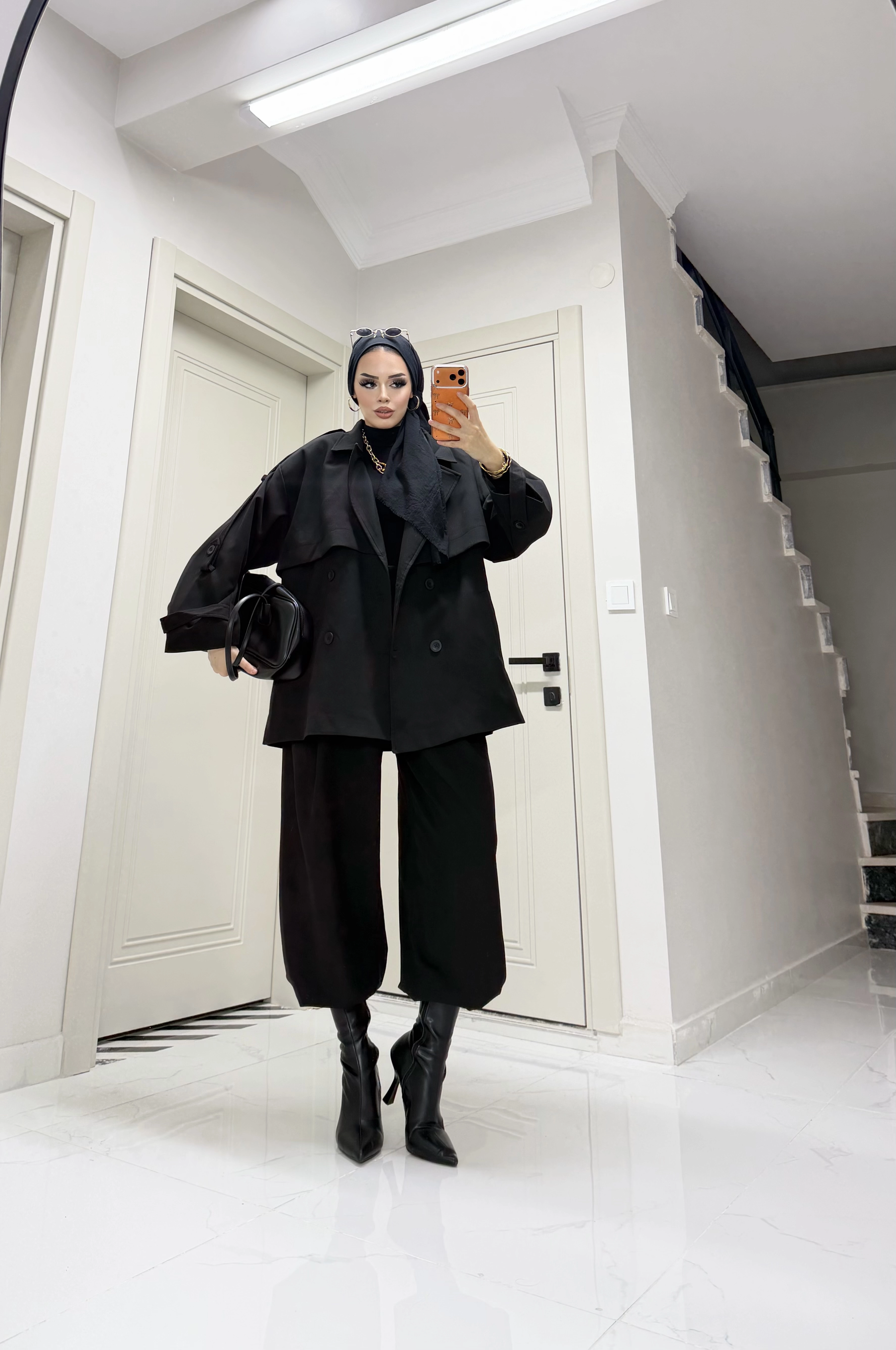 oversize kol trençkot 