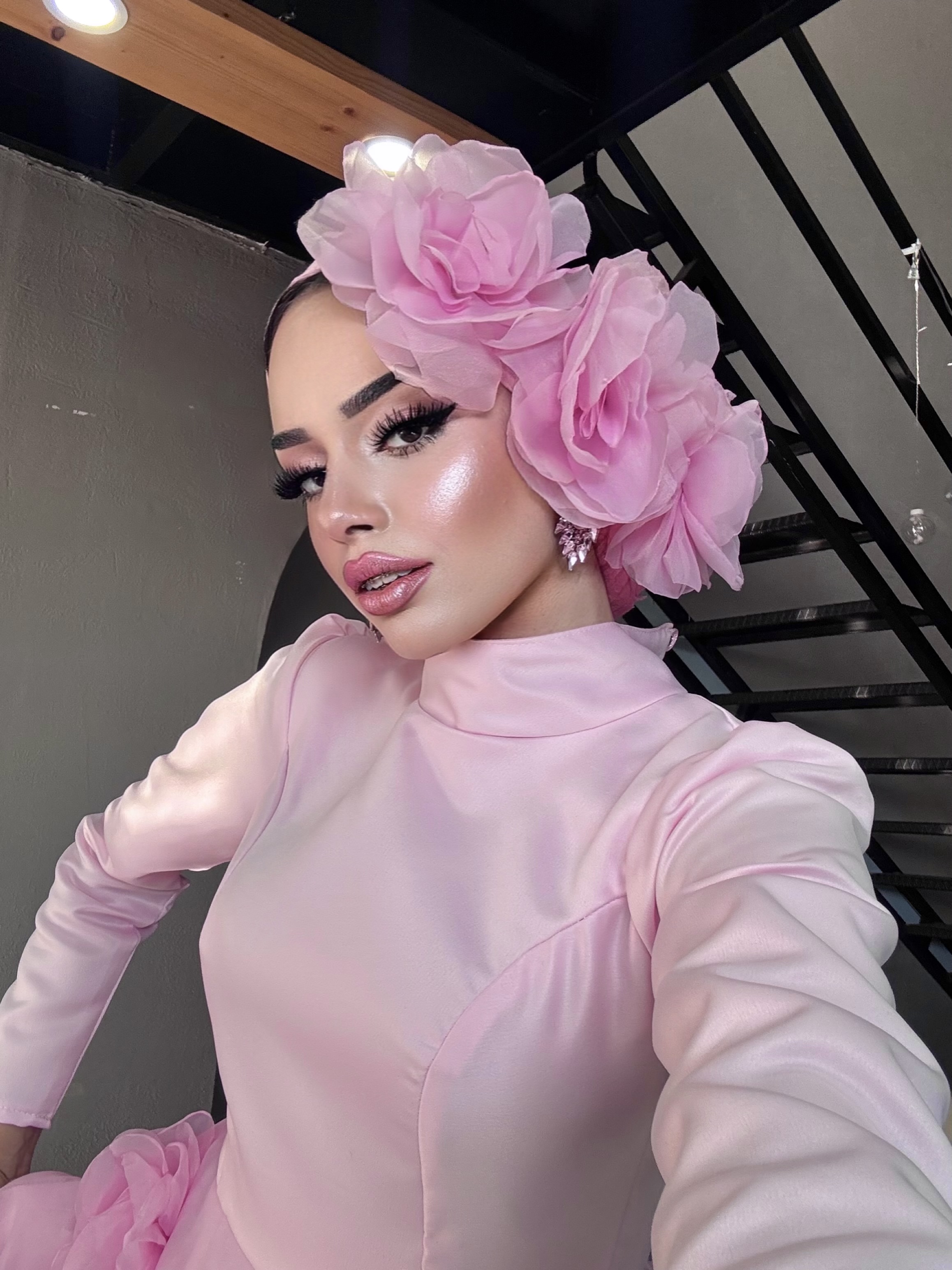 Özel Tasarım Pinterest Rose Abiye