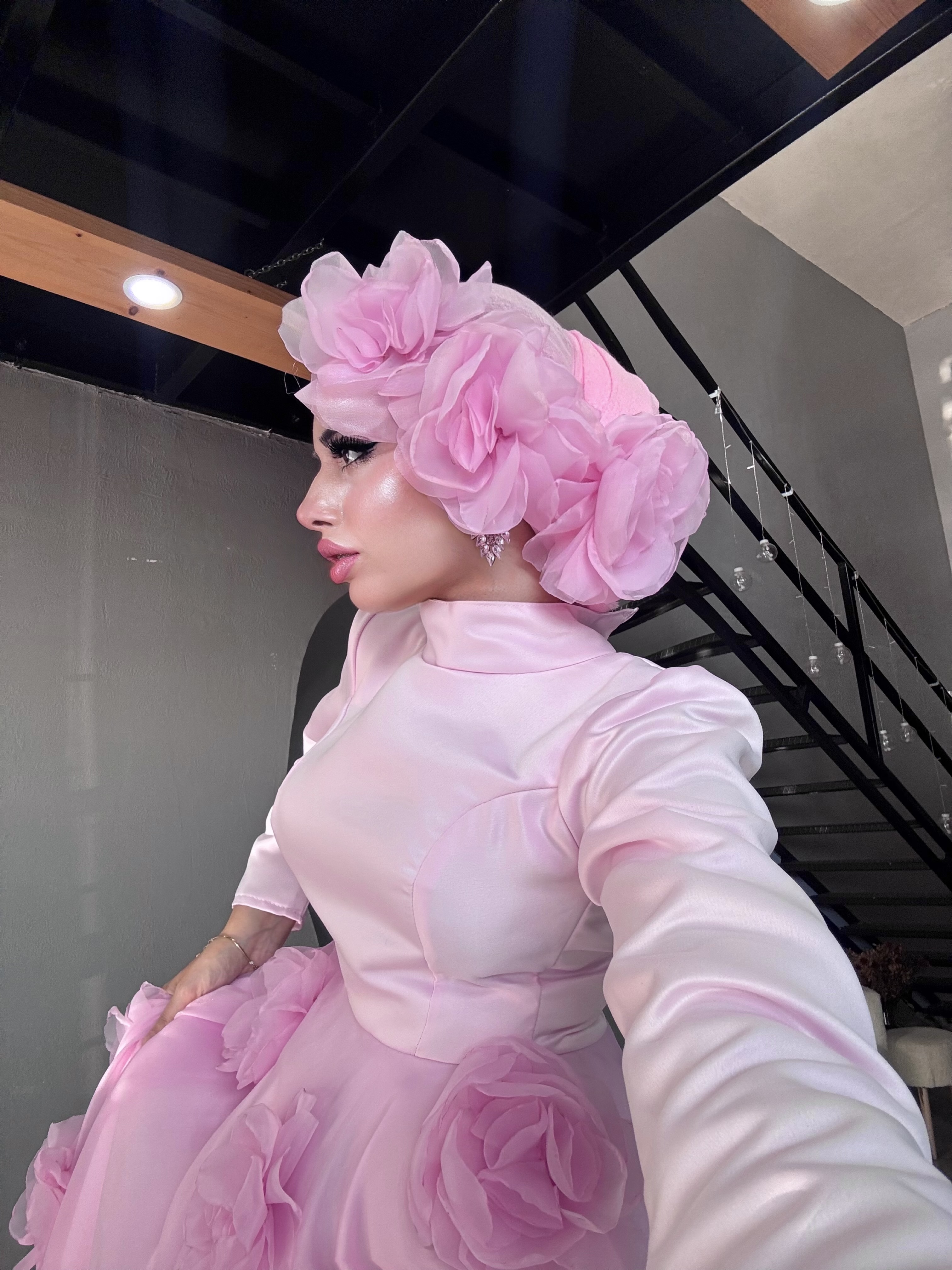 Özel Tasarım Pinterest Rose Abiye