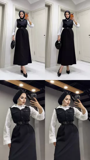 KEMERLİ SİYAH JİLE DAR KALIP 1 BDN BÜYÜK ALIN