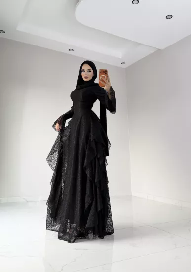 “RUKİA ELZA” Pinterest dantel elbise 