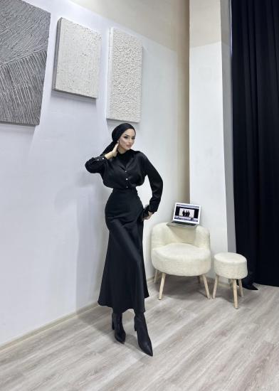 Siyah Saten Takım