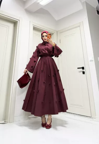 Layla çiçekli takım