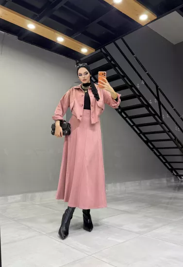 SÜET ETEKLİ TAKIM