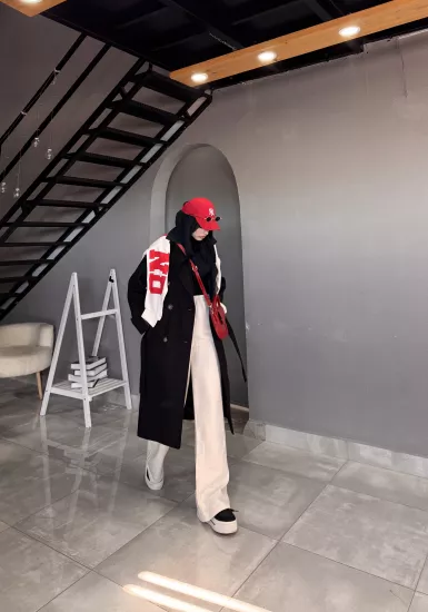 DÖRT MEVSİM TRENÇ KOT YENİ SOZEN TESETTÜR GİYİM