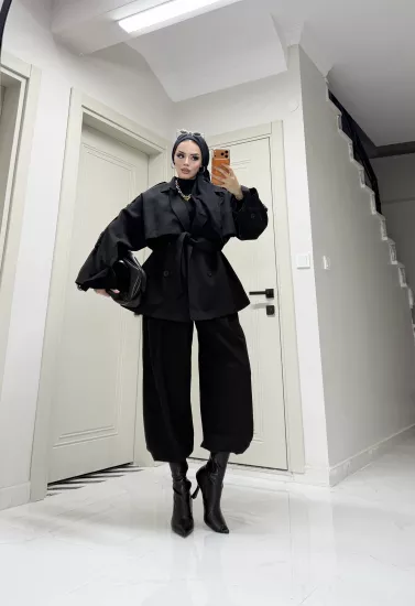 oversize kol trençkot 
