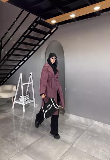 DÖRT MEVSİM TRENÇ KOT YENİ SOZEN TESETTÜR GİYİM