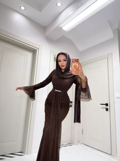 “AURA” Pinterest balık dantel abiye